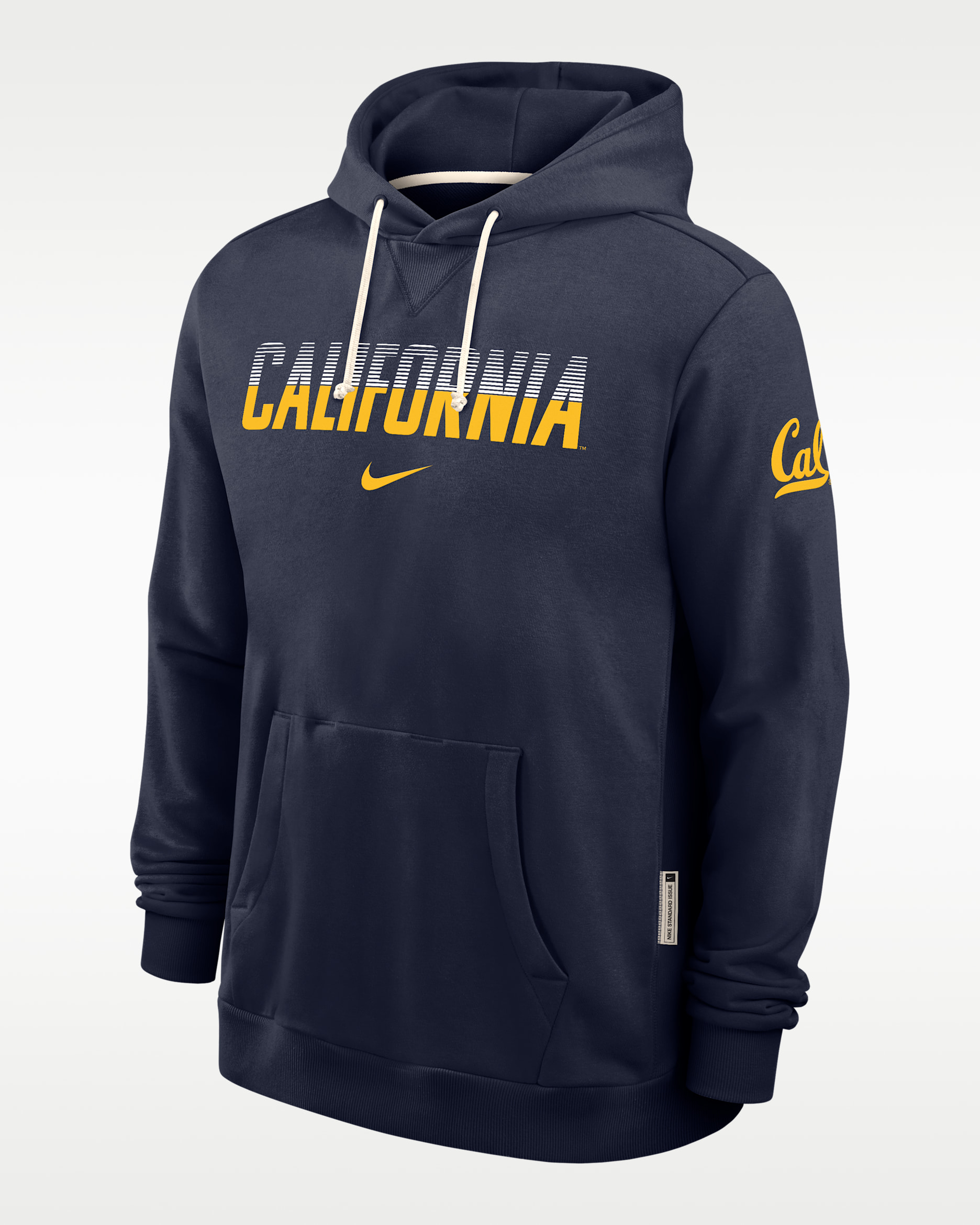Sudadera con gorro sin cierre sin mangas Dri-FIT para hombre Nike Sideline (Cal Berkely) - Azul marino universitario