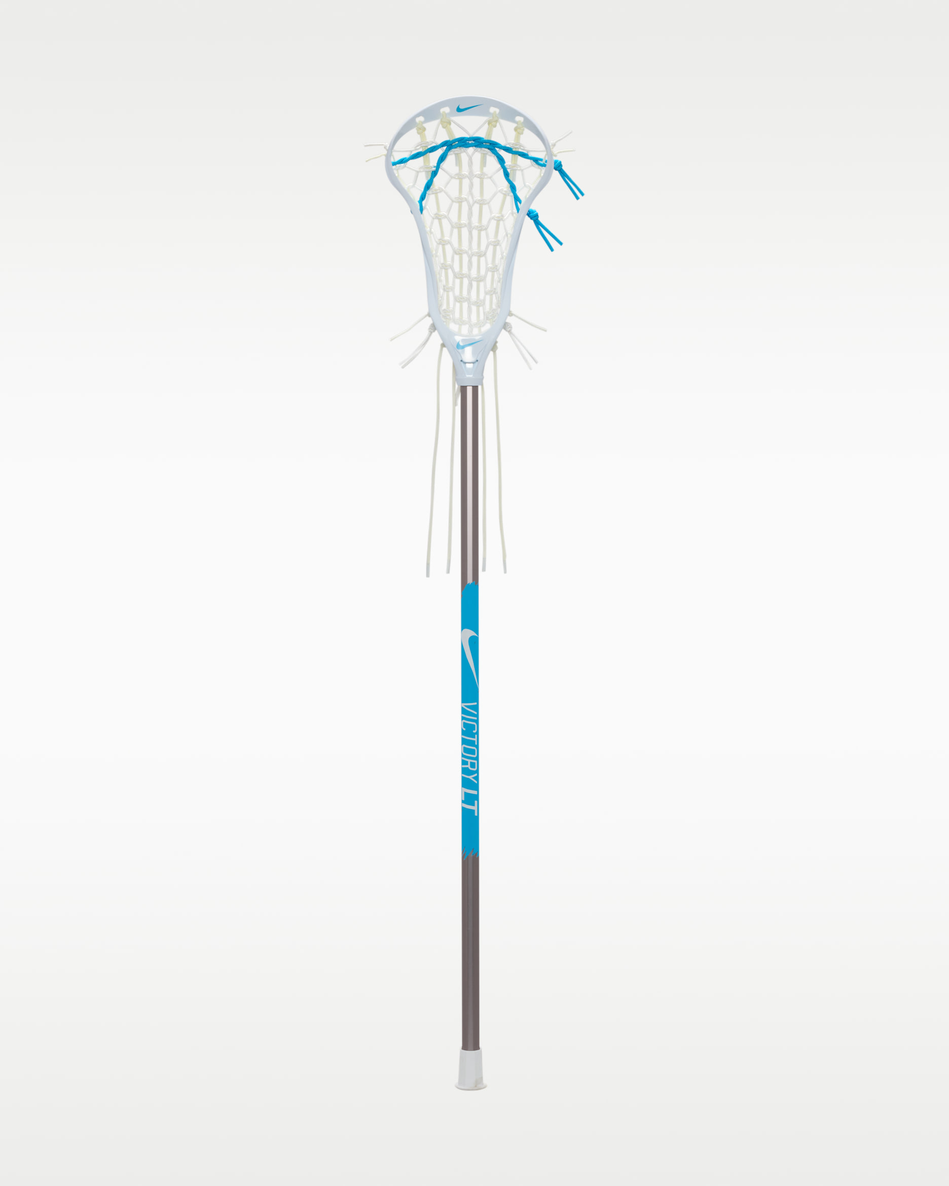 Palo completo de lacrosse para niños grandes Nike Victory LT - Blanco