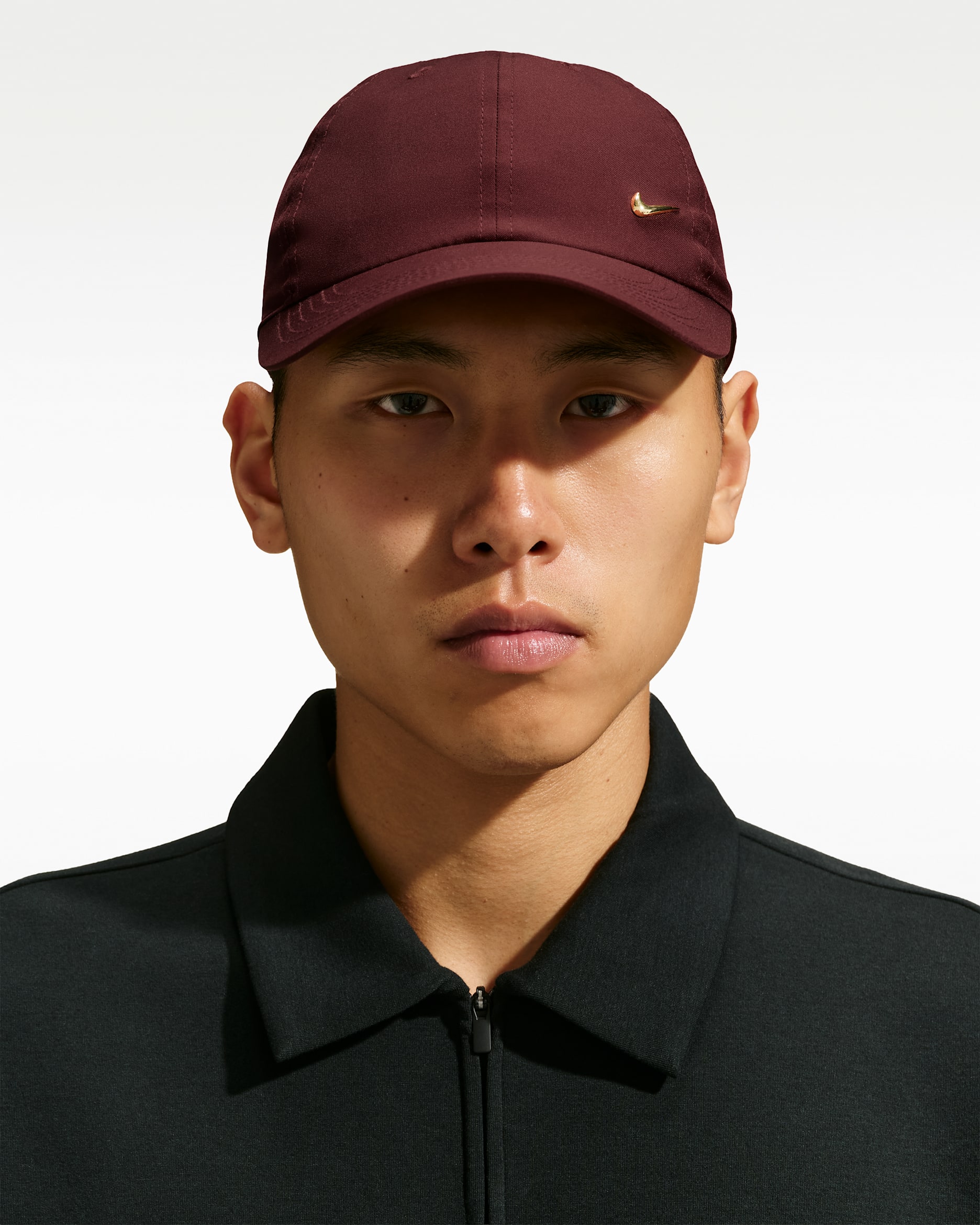 Nike Dri-FIT Club Kids' Unstructured Metal Swoosh Cap - Mystic Dates/Flat Gold