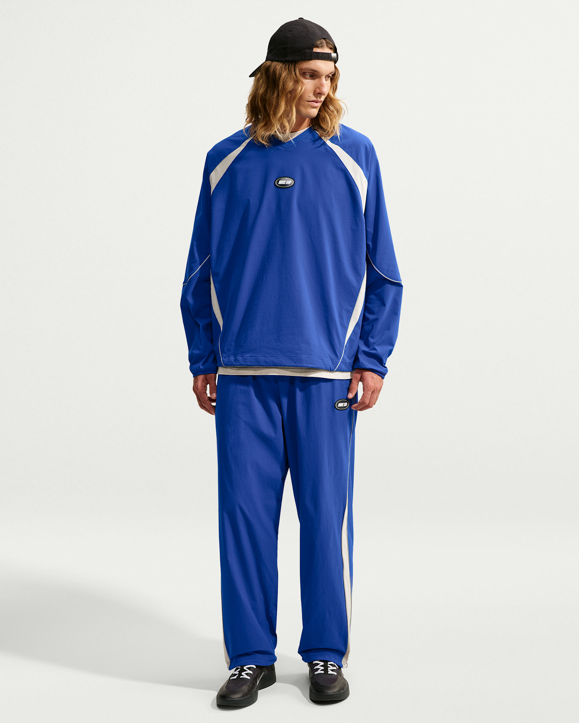 Nike SB  Woven Skate Pants - Old Royal/Light Orewood Brown