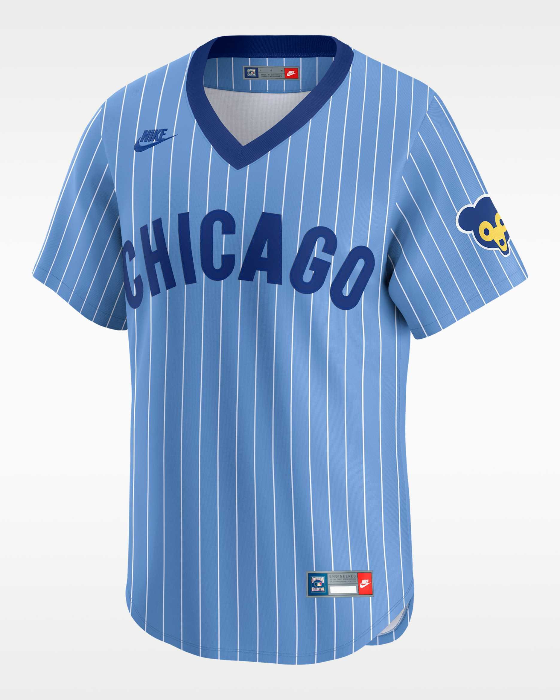 Chicago Cubs Cooperstown Men's Nike Dri-FIT MLB Limited Jersey - Light Blue