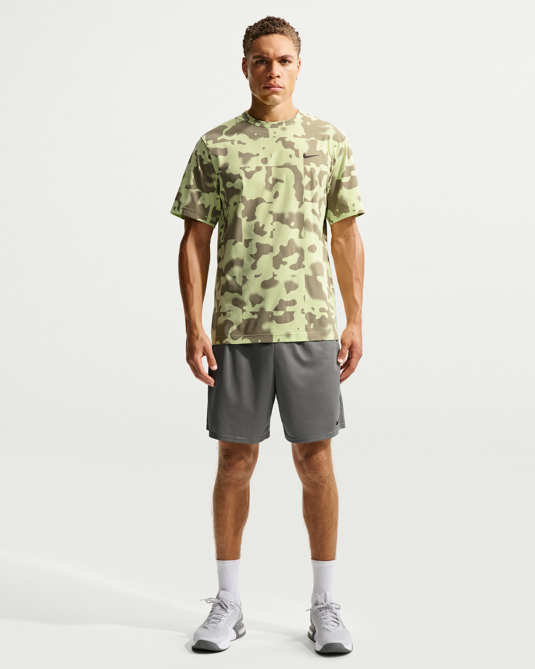 Shorts da training Dri-FIT 18 cm Nike Flex – Uomo - Smoke Grey/Nero