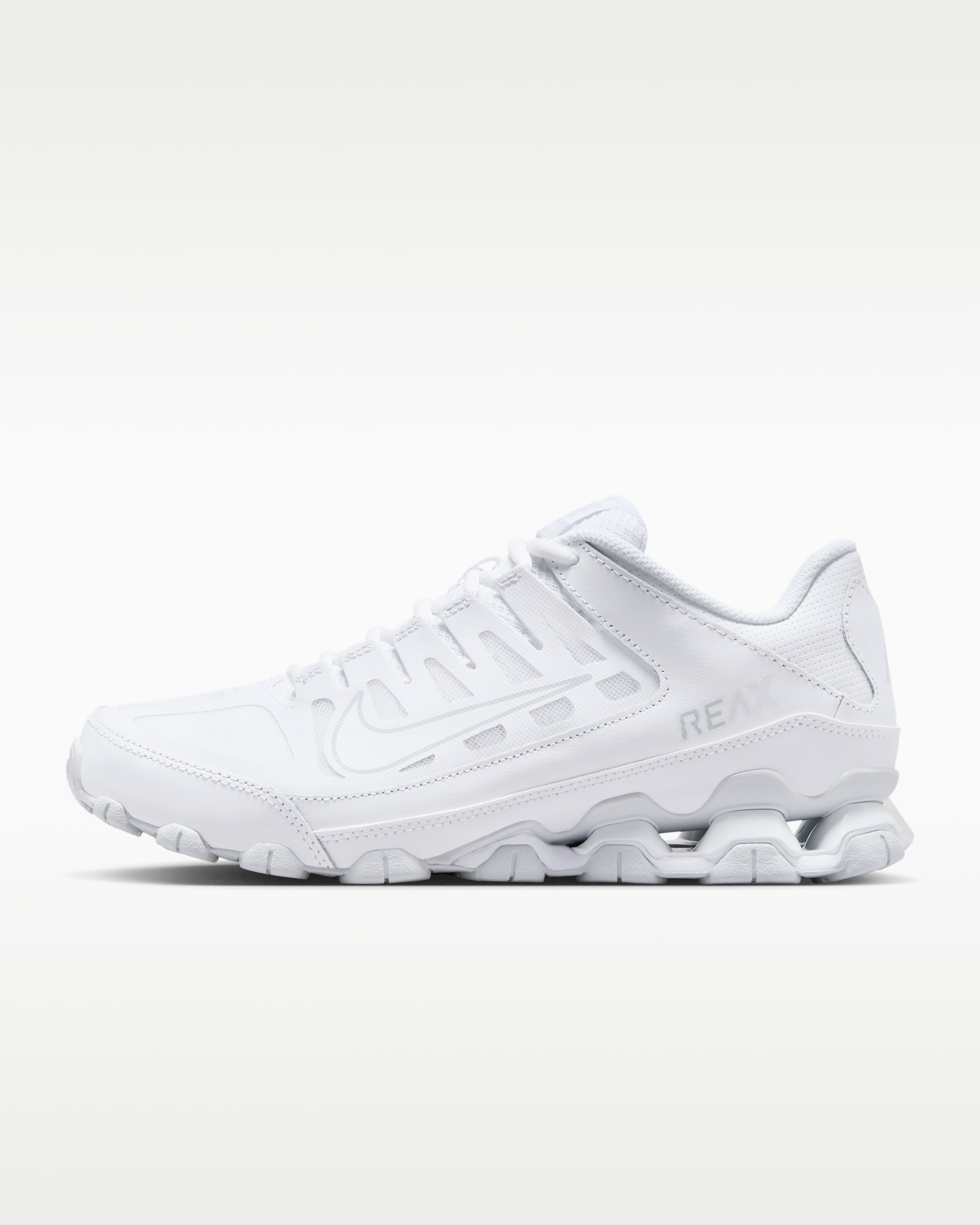Tenis de entrenamiento para mujer Nike Reax 8 TR - Blanco/Platino puro/Blanco