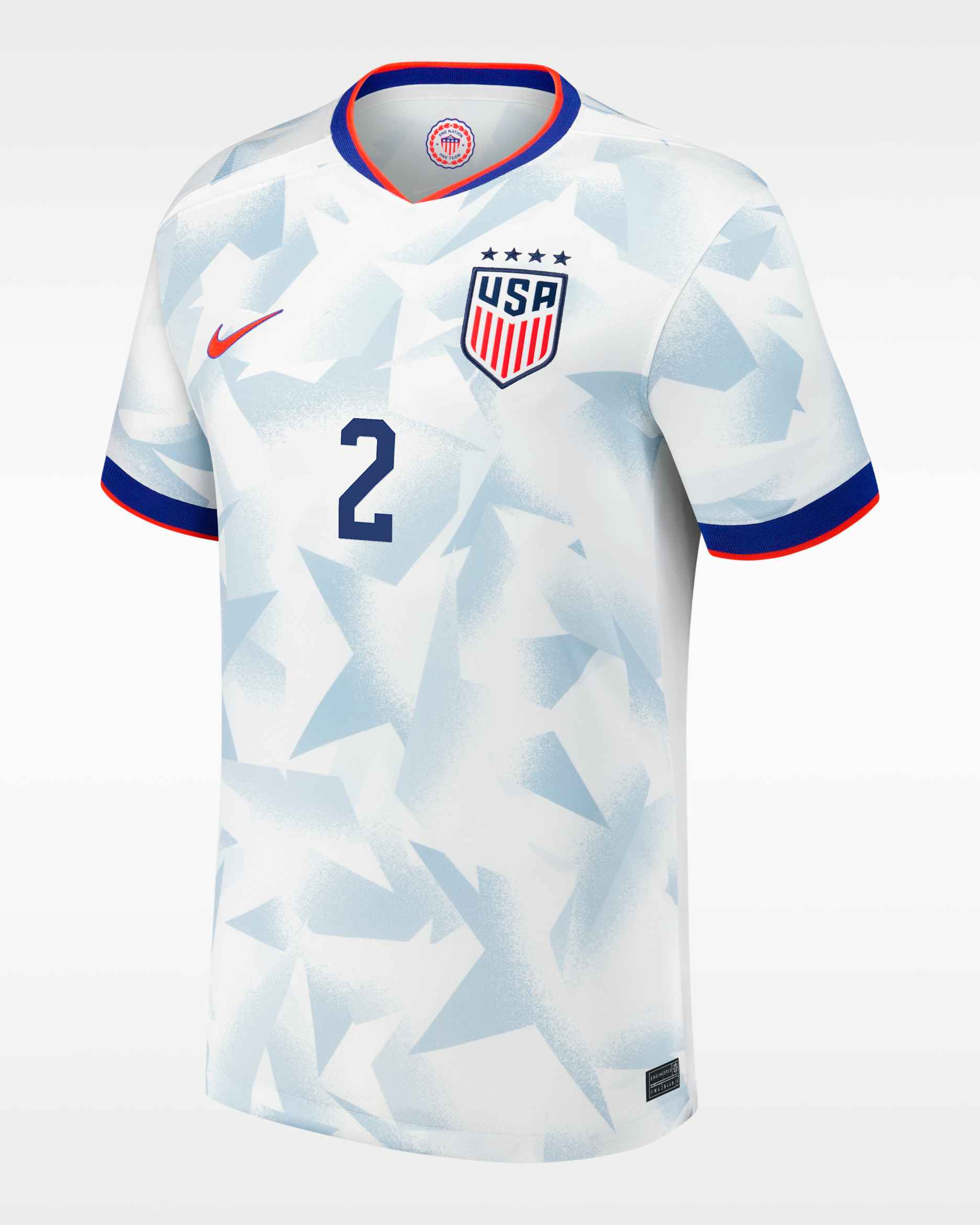 Trinity Rodman USWNT 2025 Stadium Home Men's Nike Dri-FIT Soccer Jersey - White