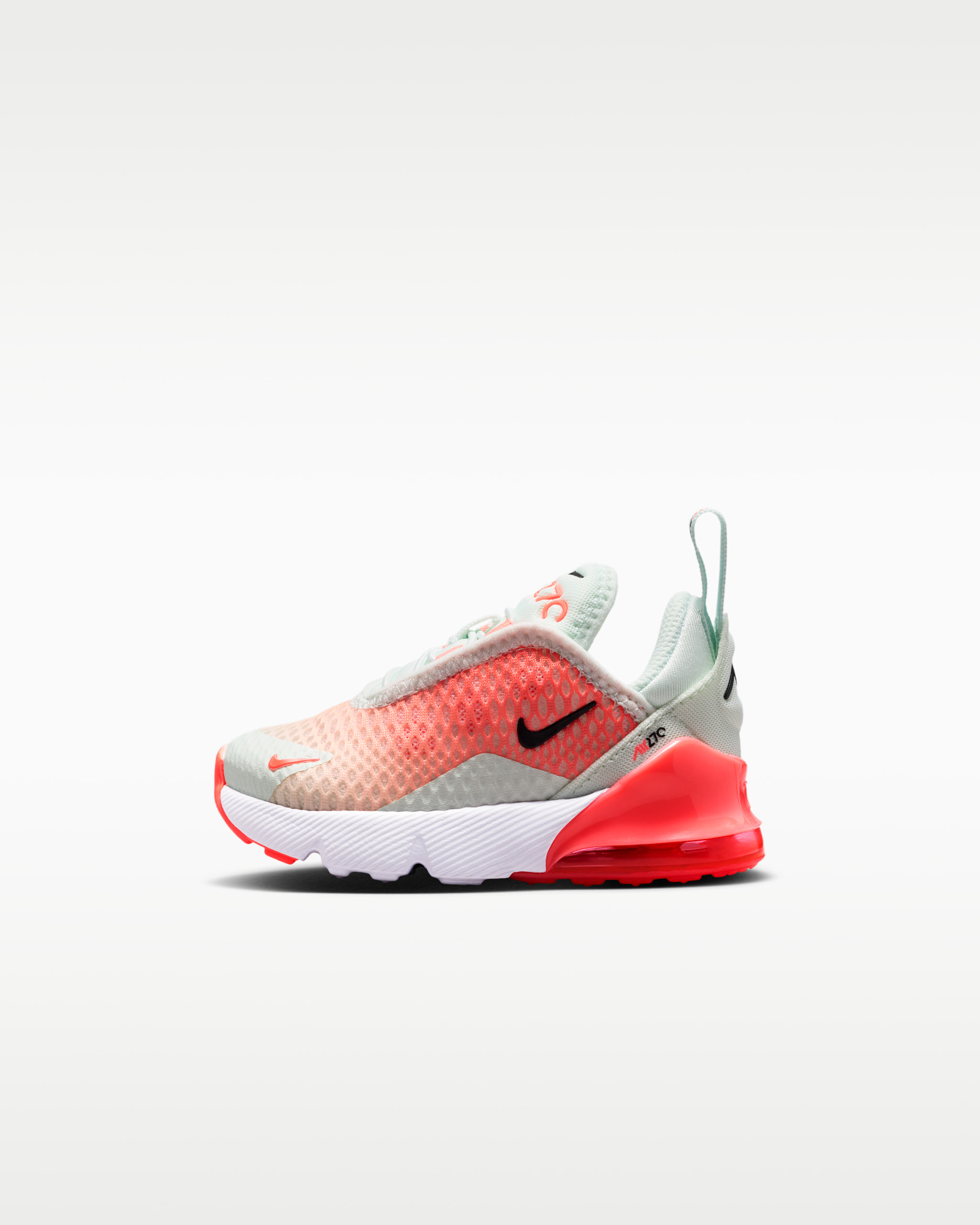 Tenis para bebé e infantil Nike Air Max 270 - Verde ligero/Lava cálido/Negro