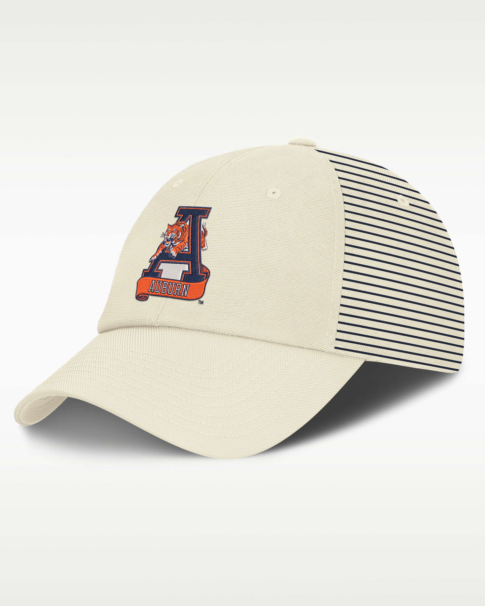 Auburn Denim Club Men's Nike College Adjustable Hat - White