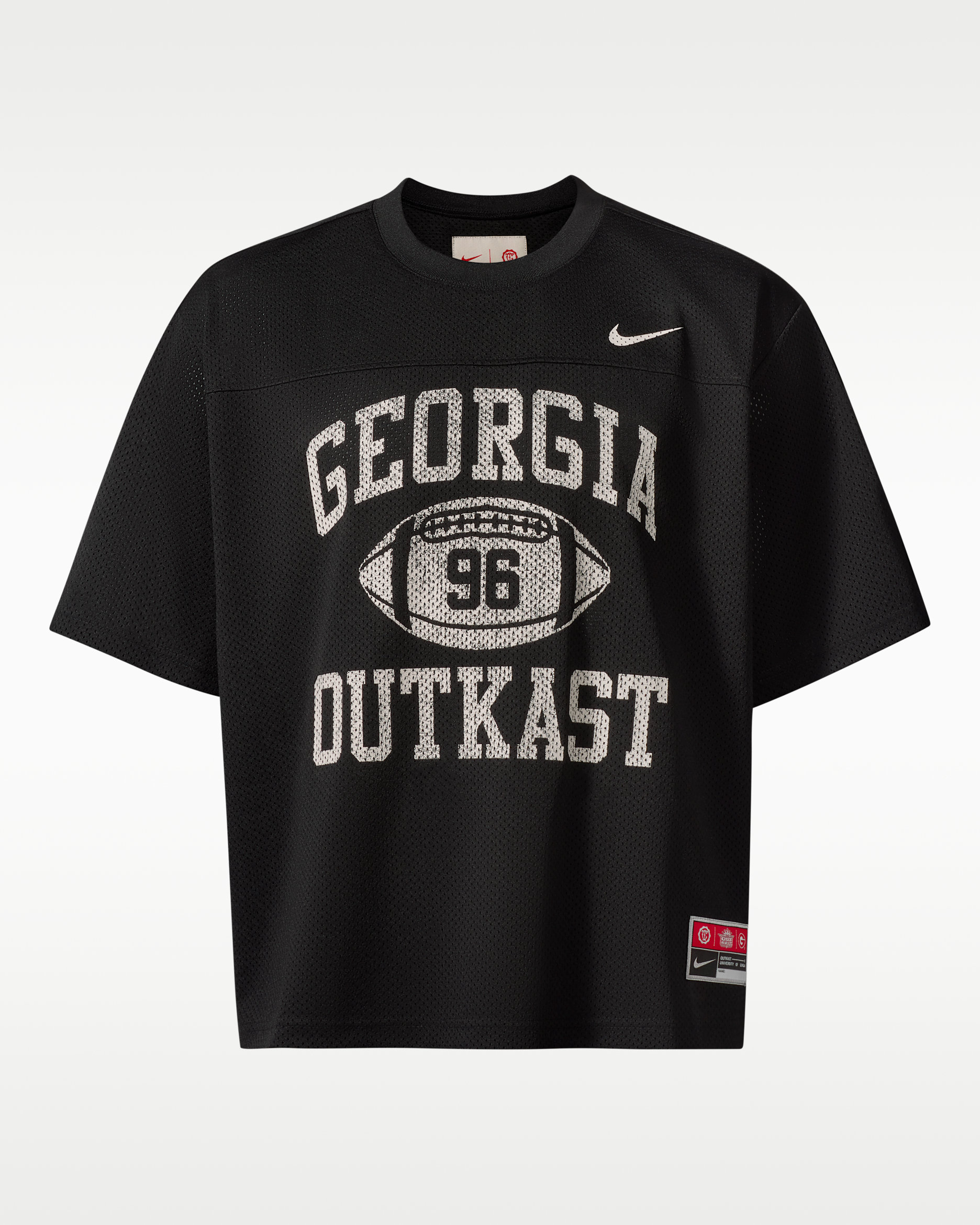 Jersey de fubol americano cropped Nike x UGA x Outkast - Negro