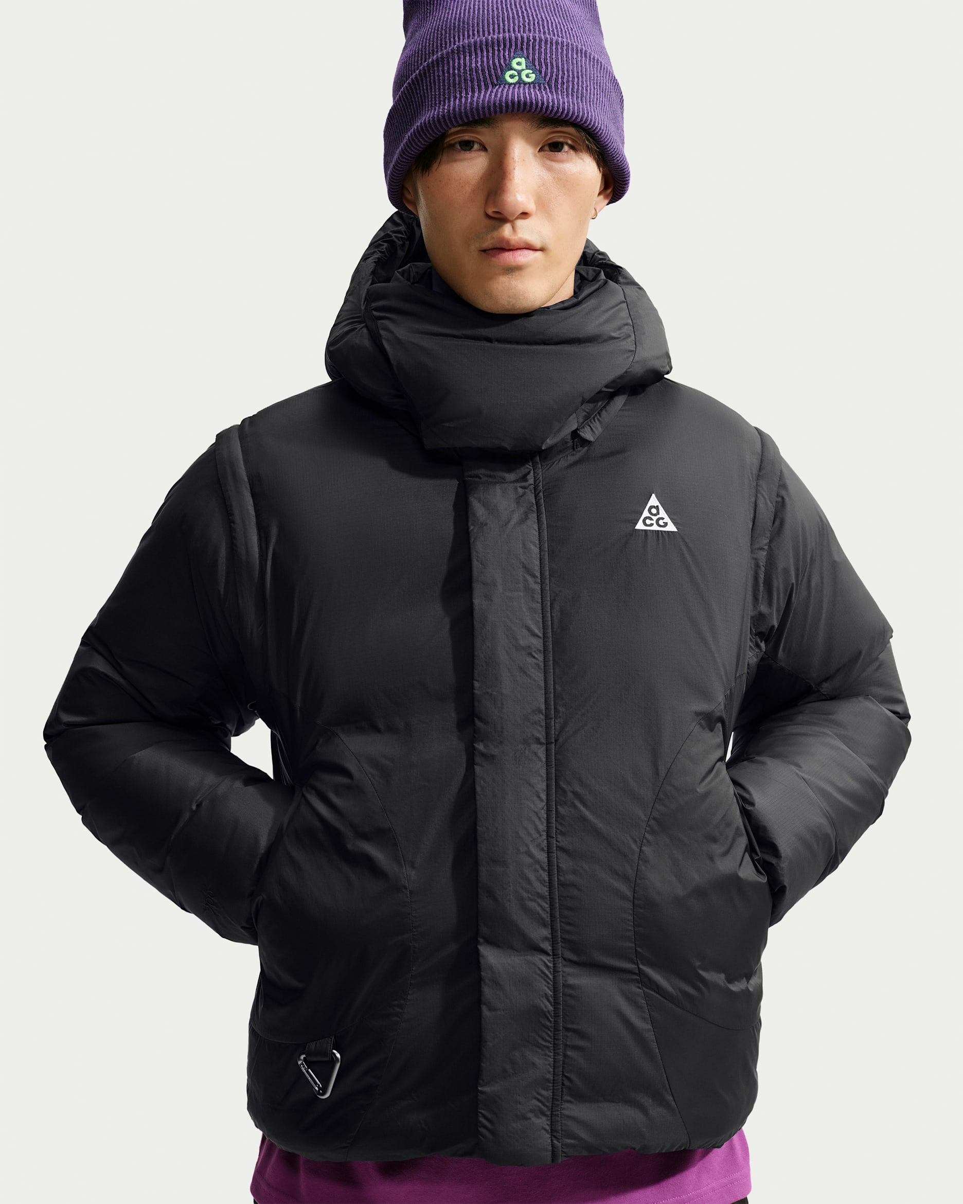 ACG ウィスパリング ピークス Therma-FIT ADV ジャケット - ブラック/ブラック/ブラック/サミットホワイト