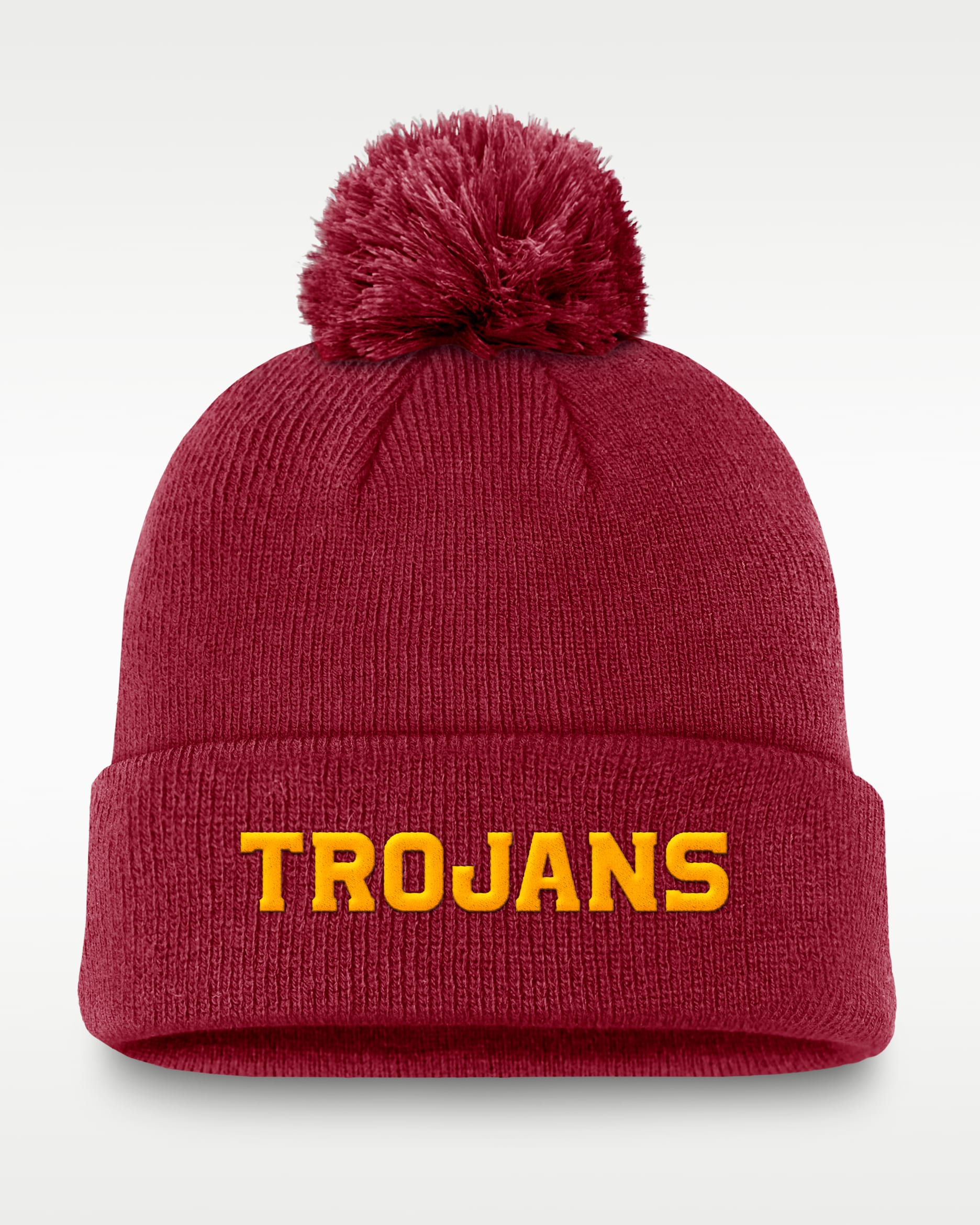 USC Peak Men's Nike College Cuffed Beanie - Team Crimson