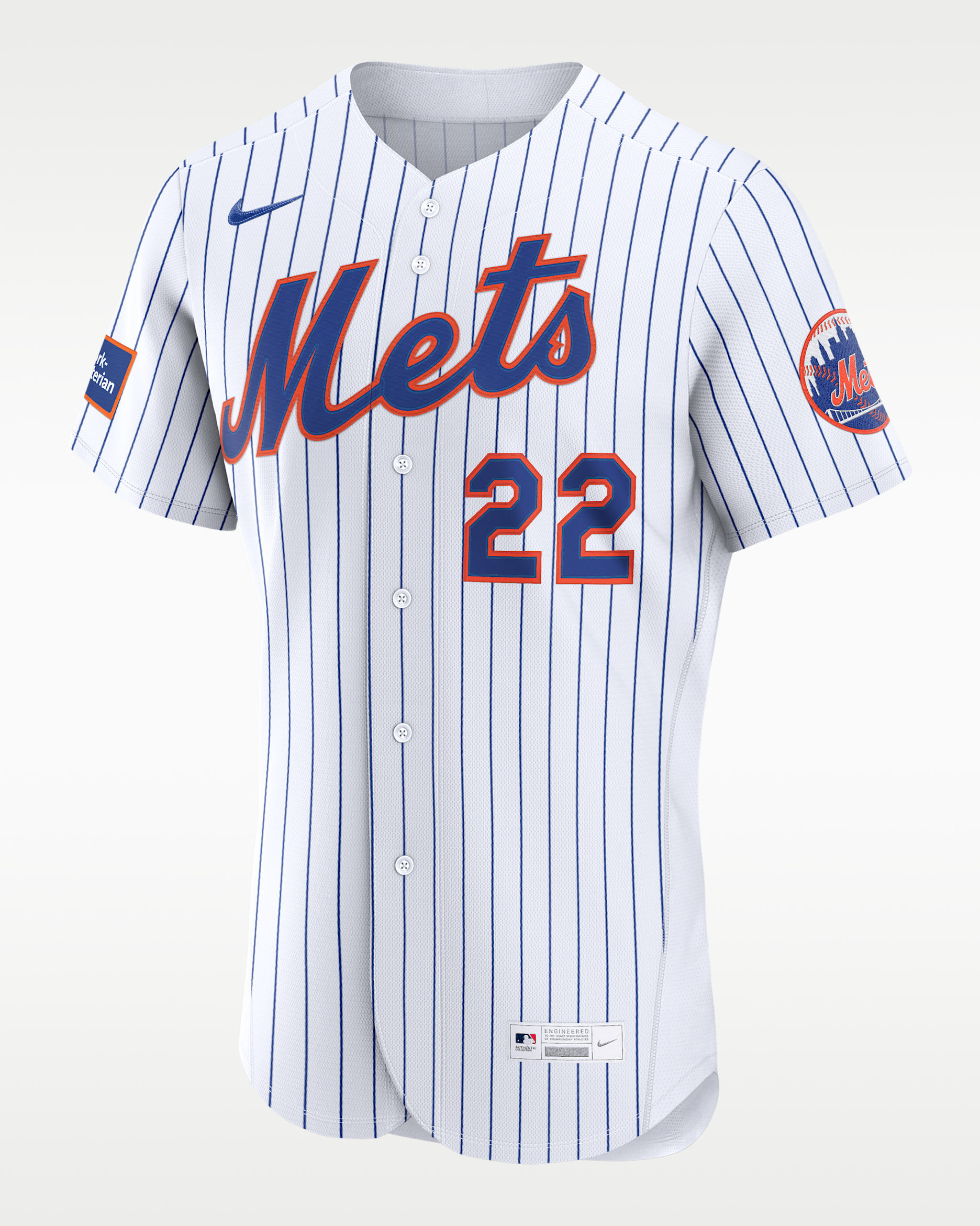 Juan Soto New York Mets Men's Nike MLB Authentic Jersey - White