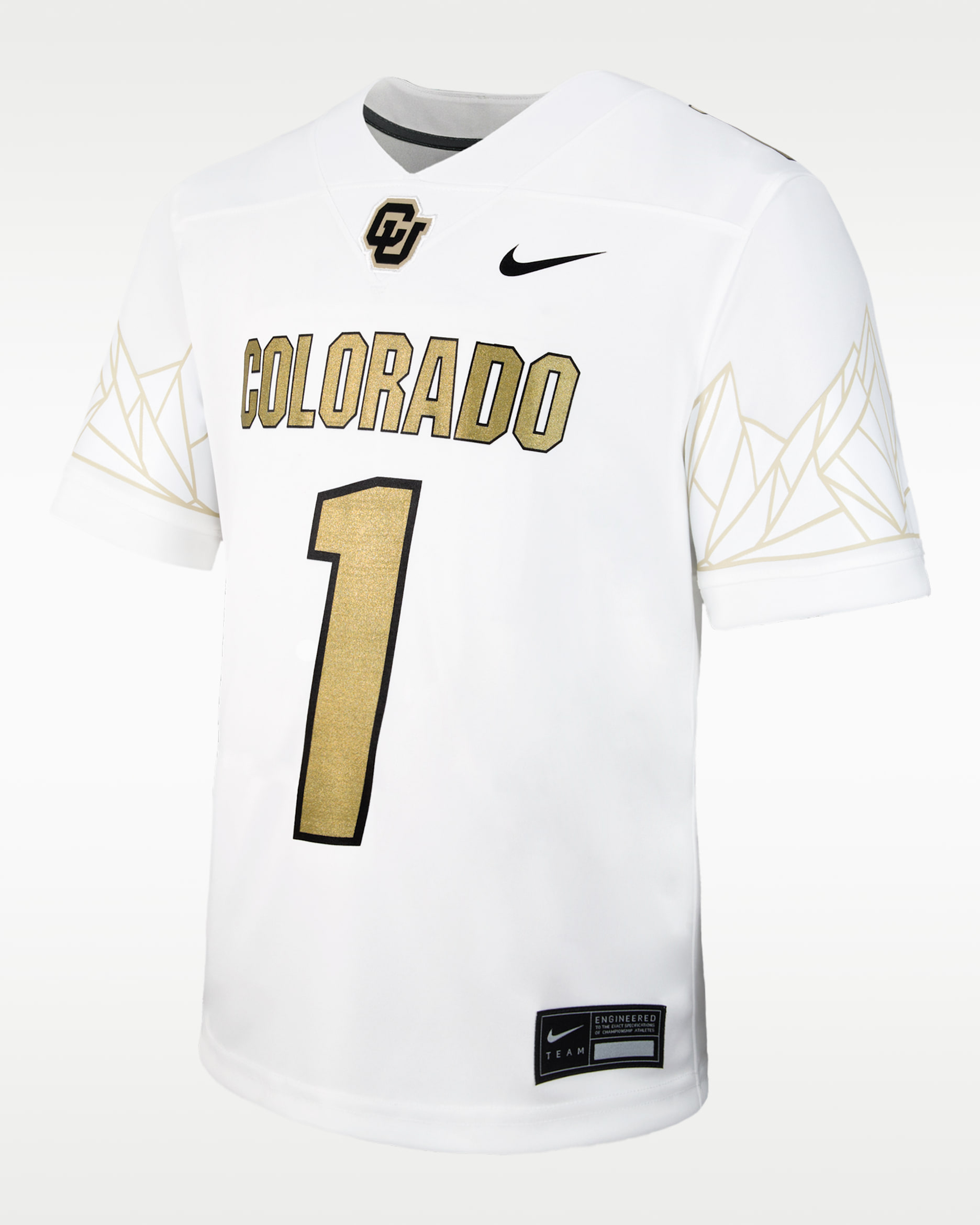 Colorado Buffaloes "Untouchable" Big Kids' Nike Football Jersey 8-20 - White