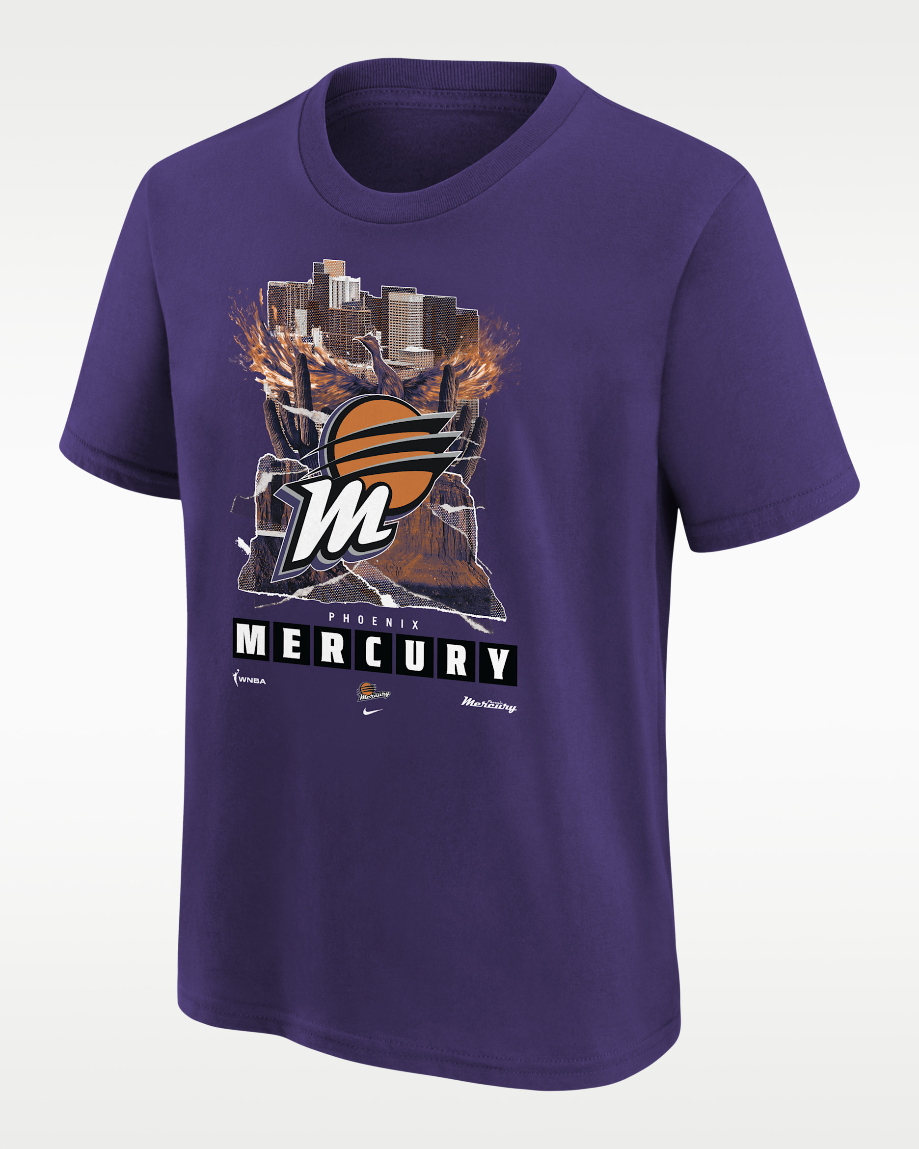 Phoenix Mercury Big Kids' Nike WNBA T-Shirt - New Orchid