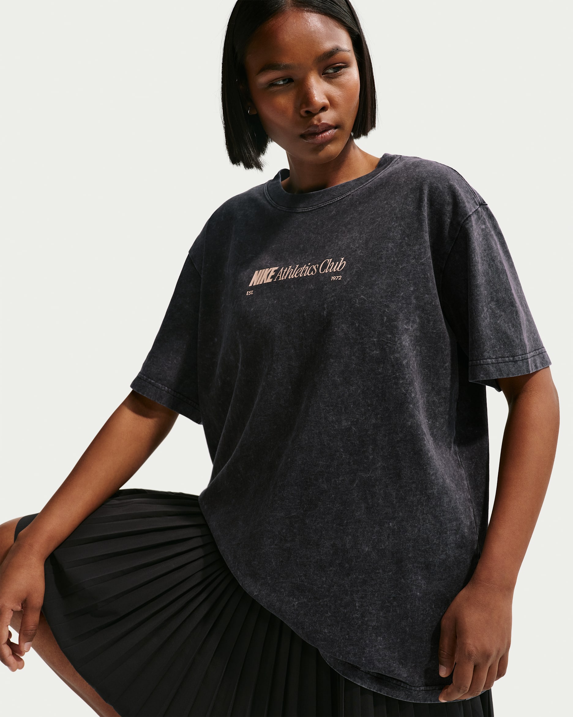 Nike Sportswear Classic Samarreta oversized - Dona - Negre