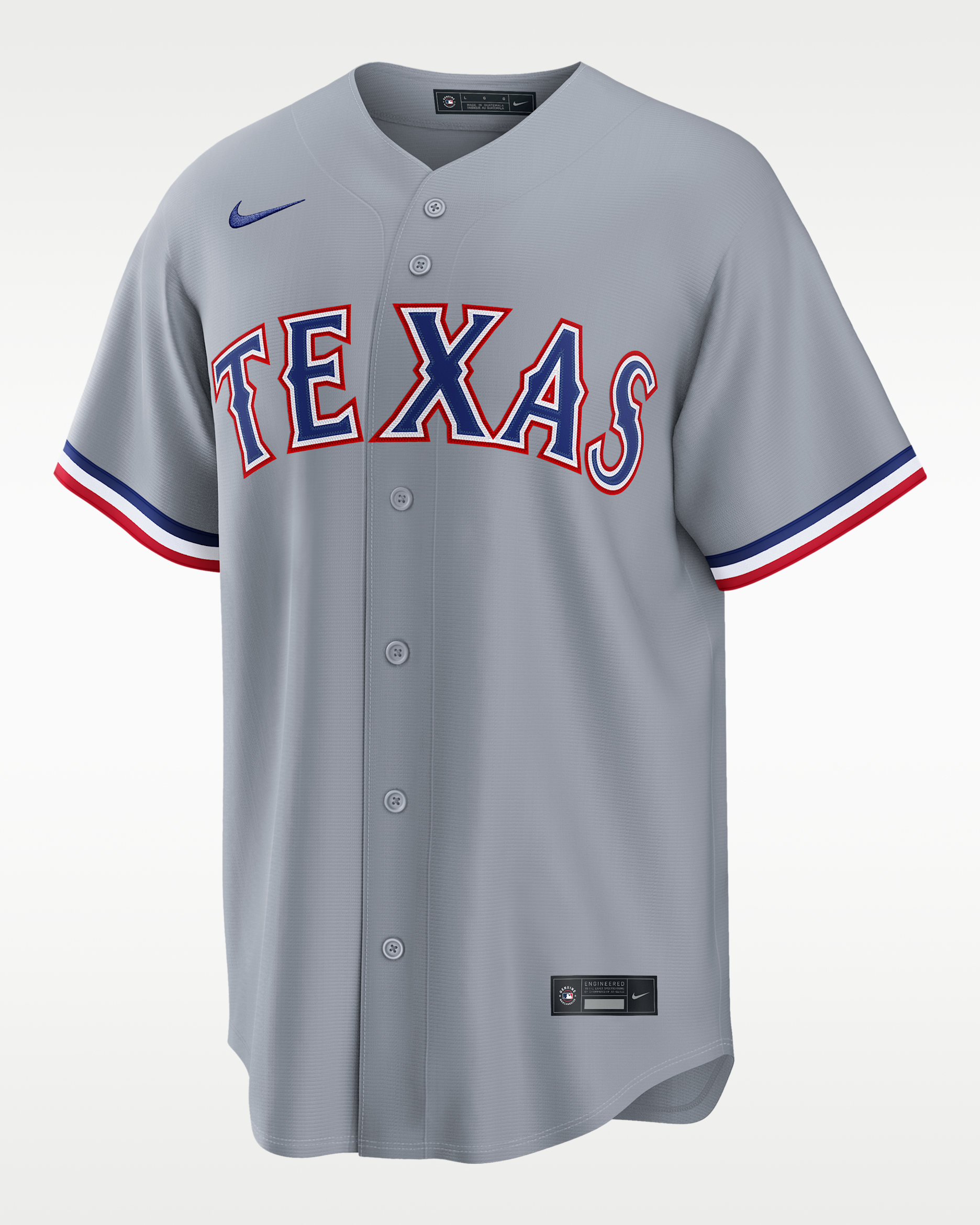 Corey Seager Texas Rangers Men's Nike MLB Replica Jersey - Grey