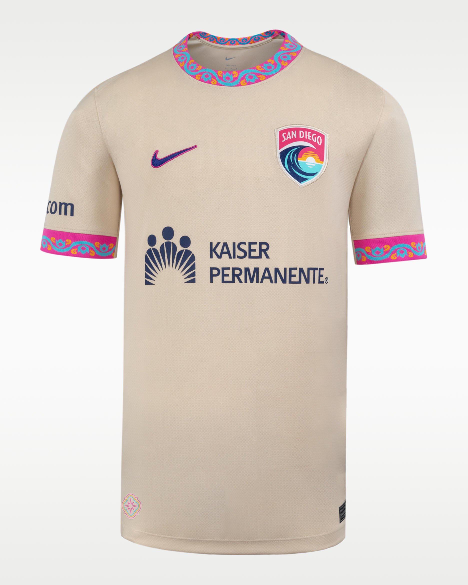 San Diego Wave FC Stadium Edition Big Kids' Nike Dri-FIT Replica Jersey - Sanddrift