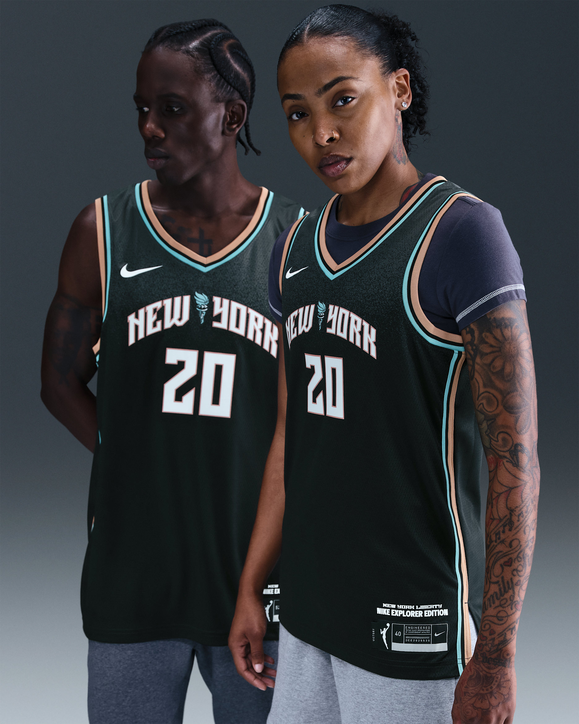 Camiseta Nike Dri-FIT WNBA Victory Sabrina Ionescu Liberty Explorer Edition - Negro