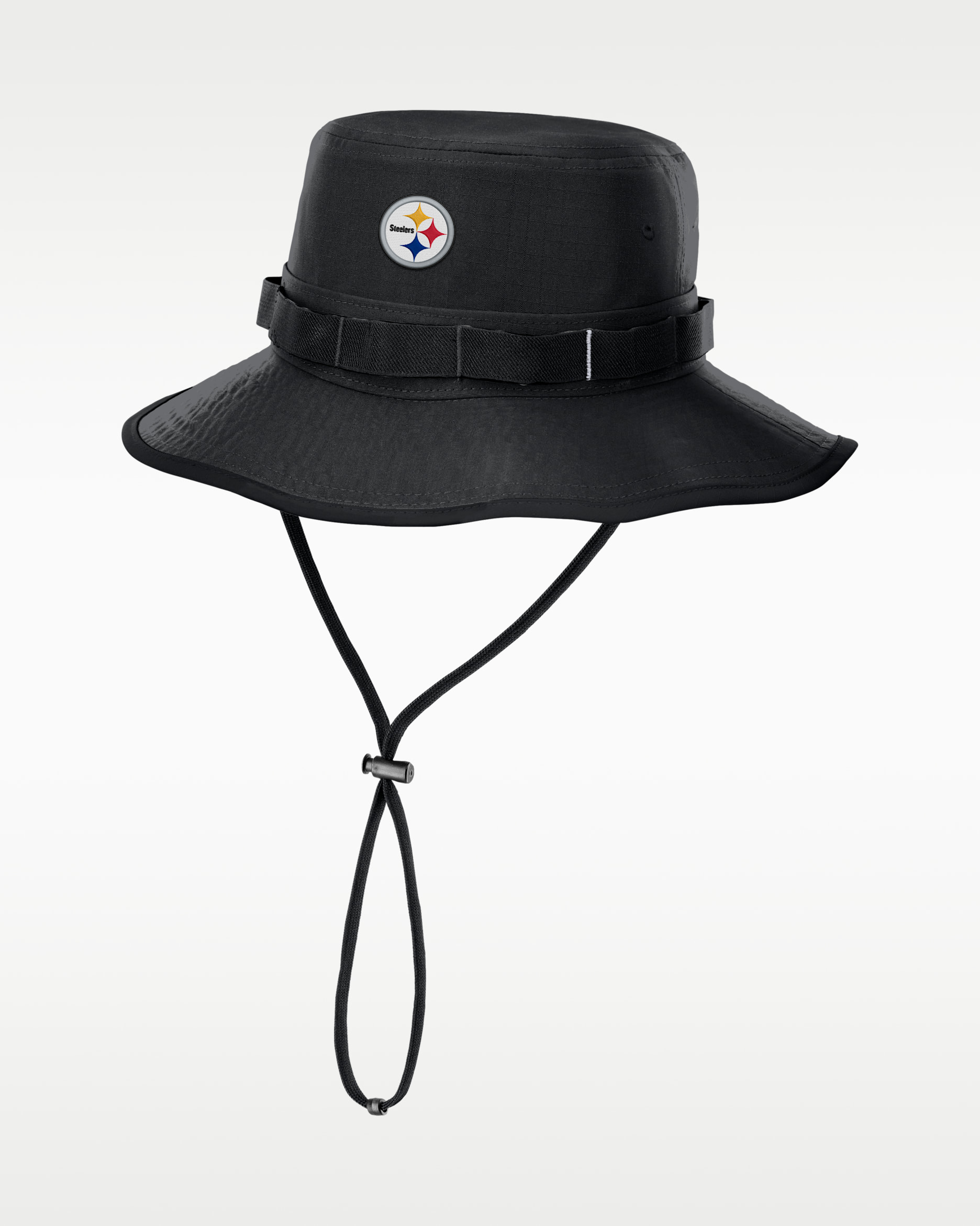 Pittsburgh Steelers Primetime Apex Boonie Men's NFL Dri-FIT College Bucket Hat - Black