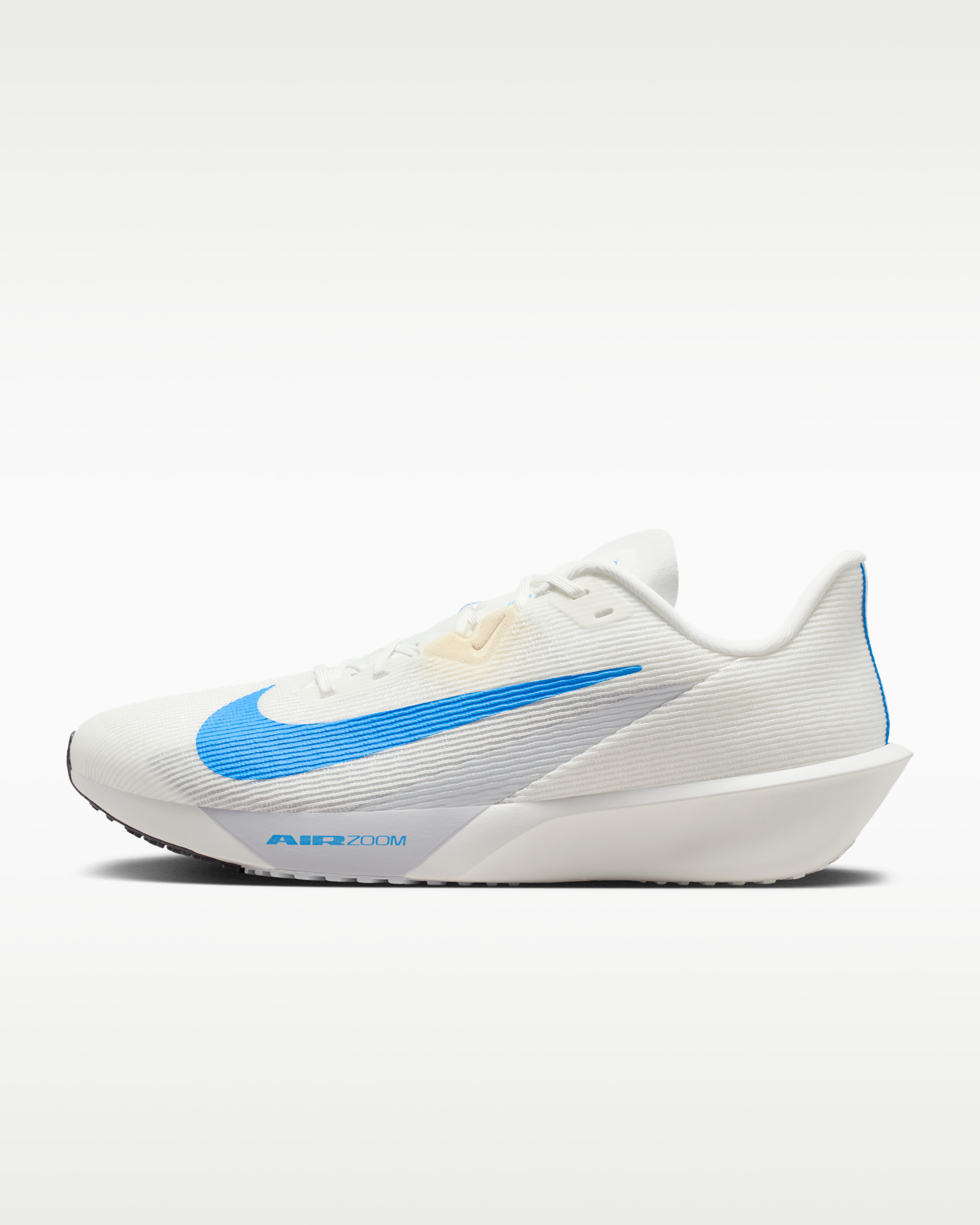 Nike Zoom Rival Fly 4 Men's Road Racing Shoes - Summit White/Obsidian/Pure Platinum/Blue Hero