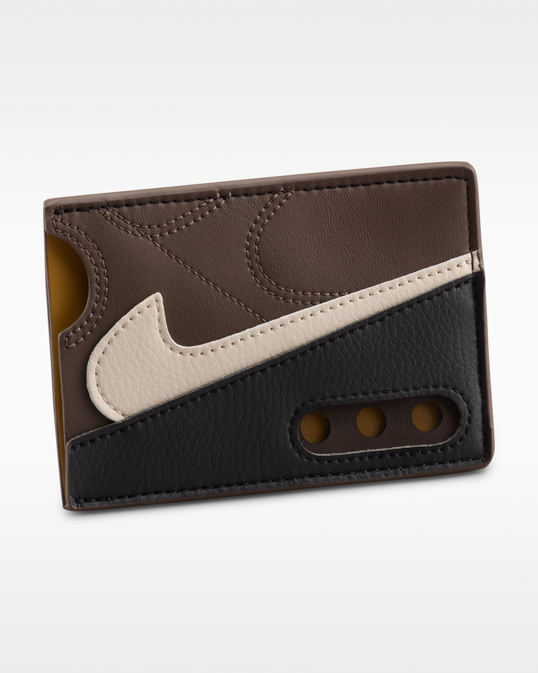 Tarjetero Nike Icon Air Max 90 - Trigo/Marrón