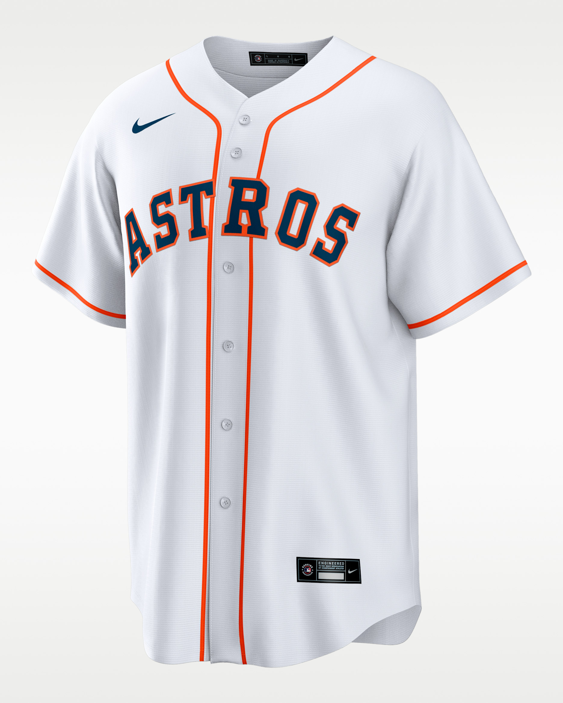 Josh Hader Houston Astros Men's Nike MLB Replica Jersey - White