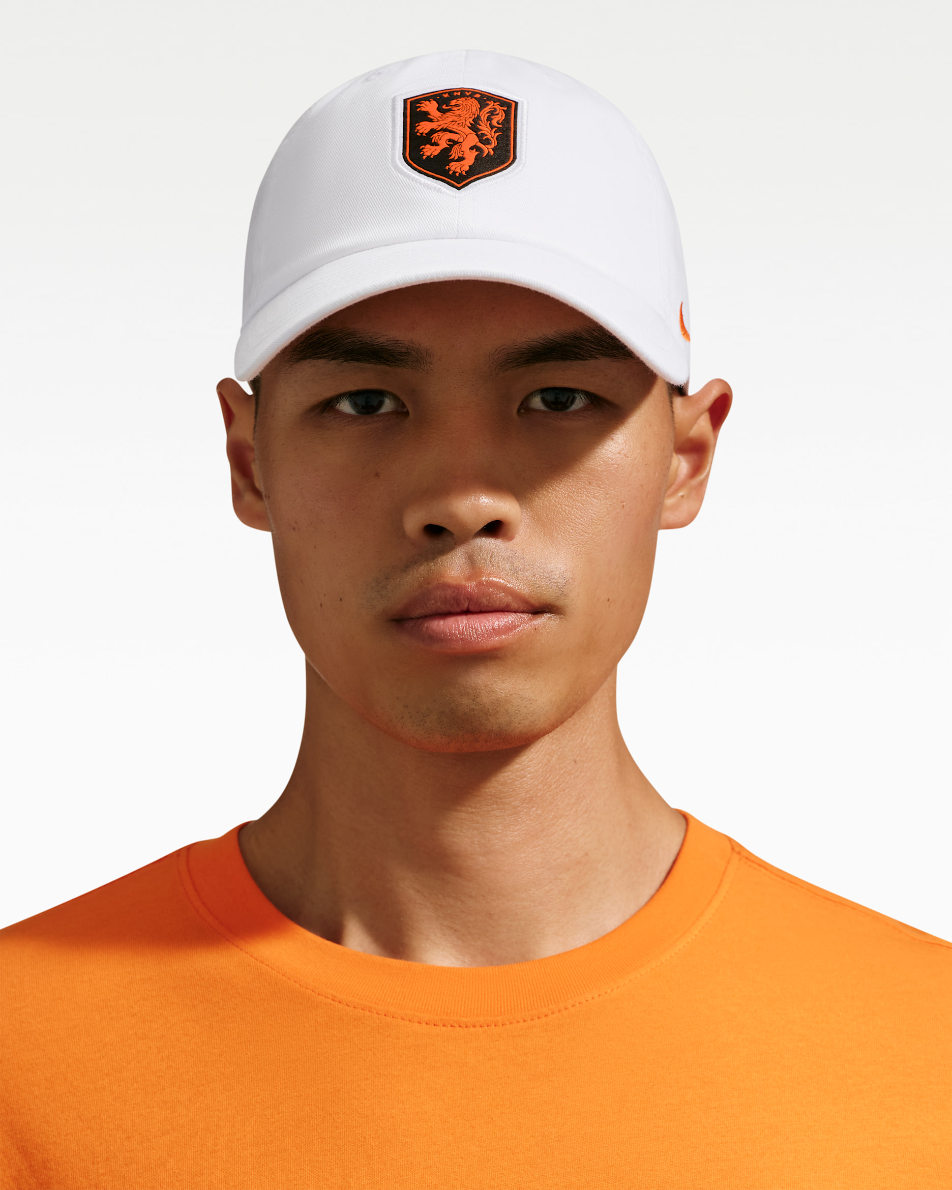 Gorra de futbol Nike Netherlands Club - Blanco