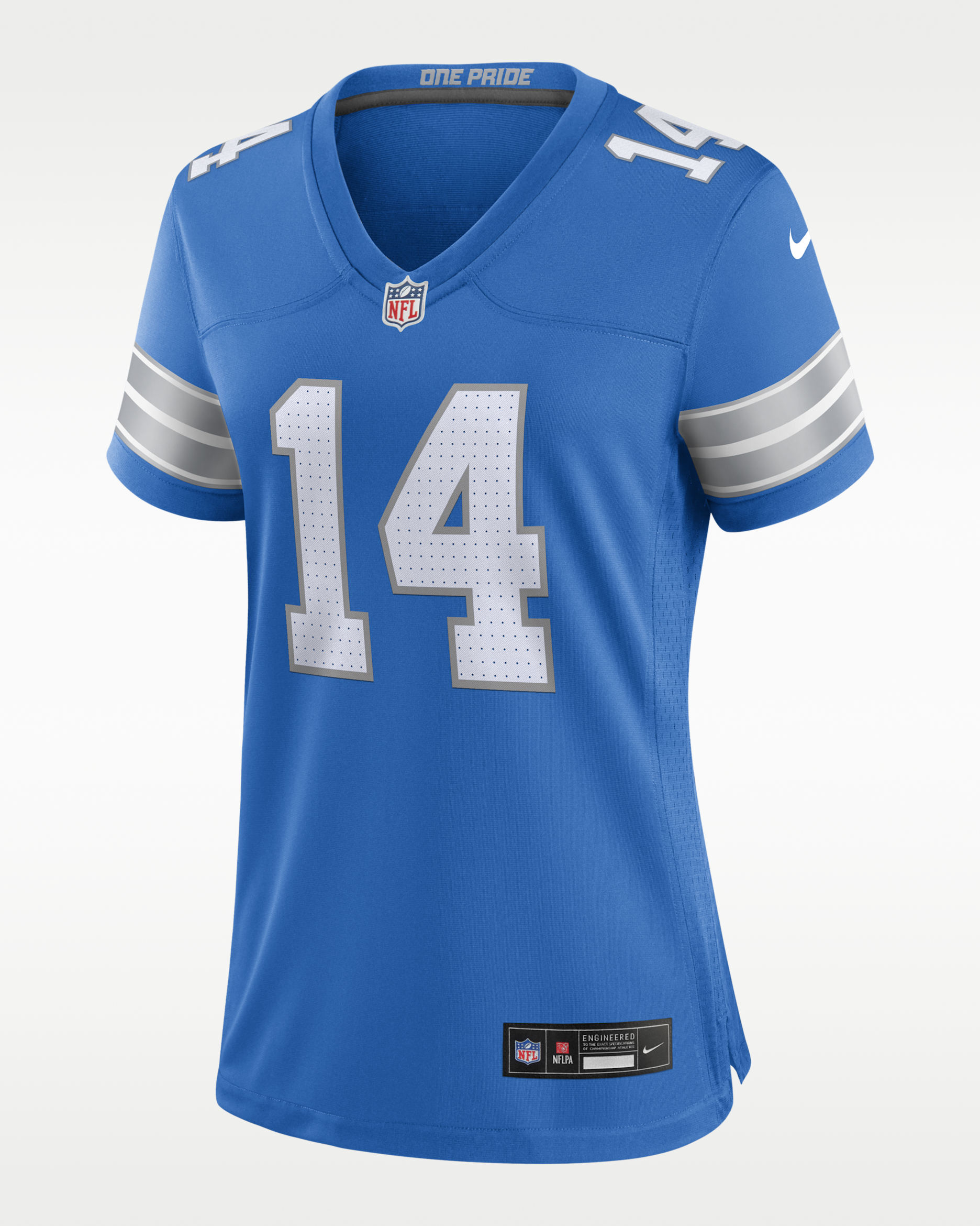 Amon-Ra St. Brown Detroit Lions Women's Nike NFL Game Football Jersey - Blue