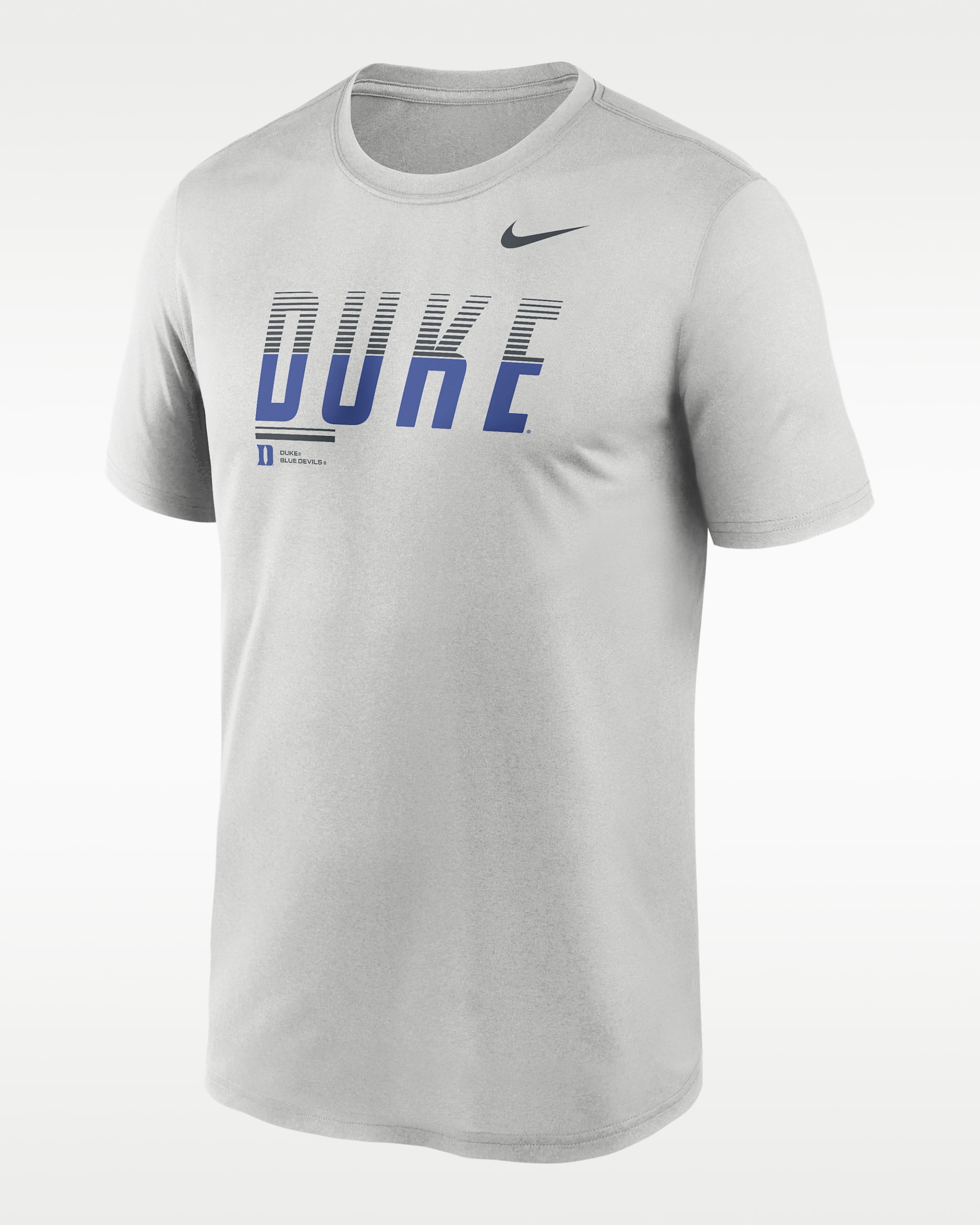 Playera universitaria Nike Dri-FIT para hombre Duke Sideline Legend - Gris