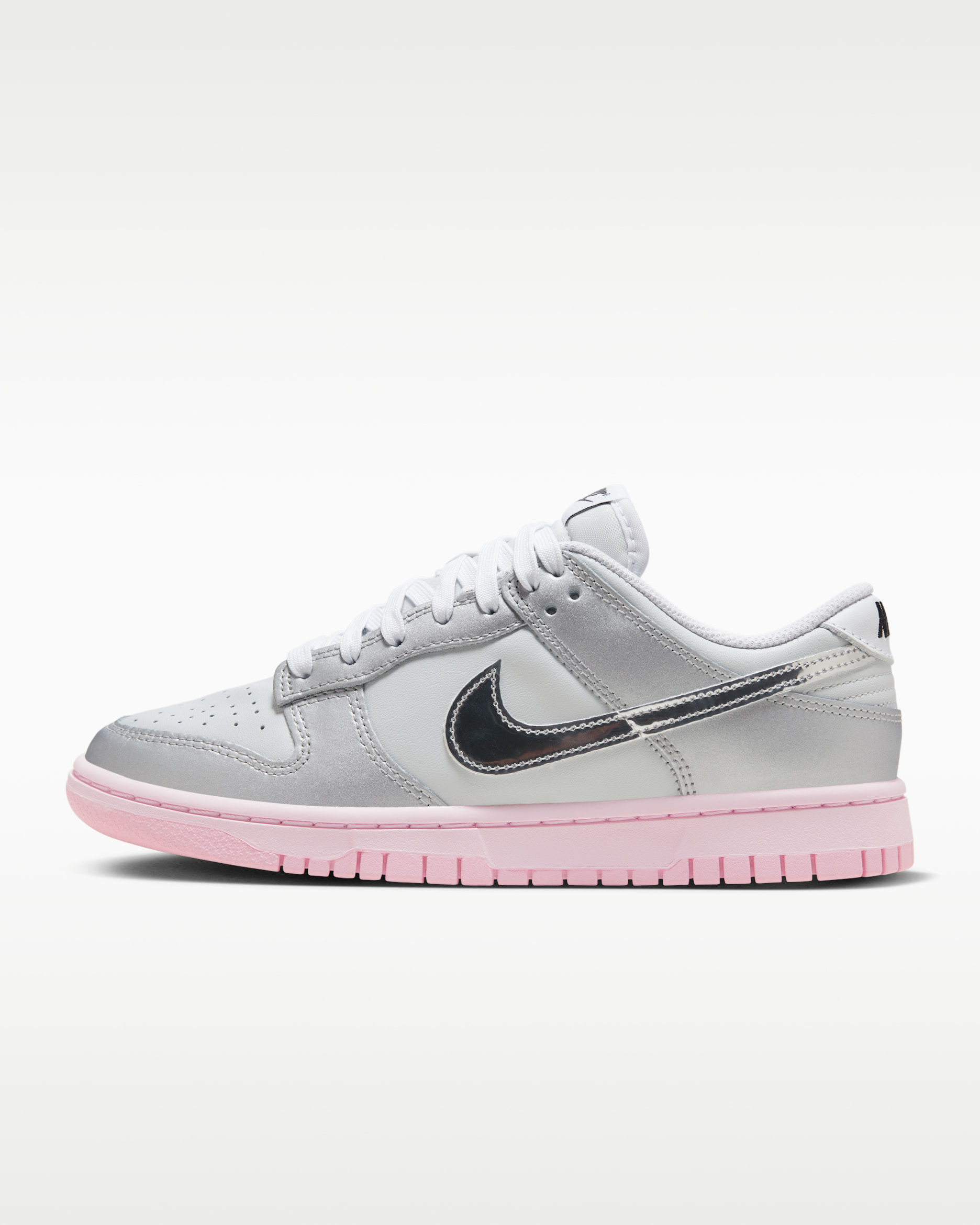 Nike Dunk Low LX Women's Shoes - Photon Dust/Pink Foam/Medium Soft Pink/Metallic Silver