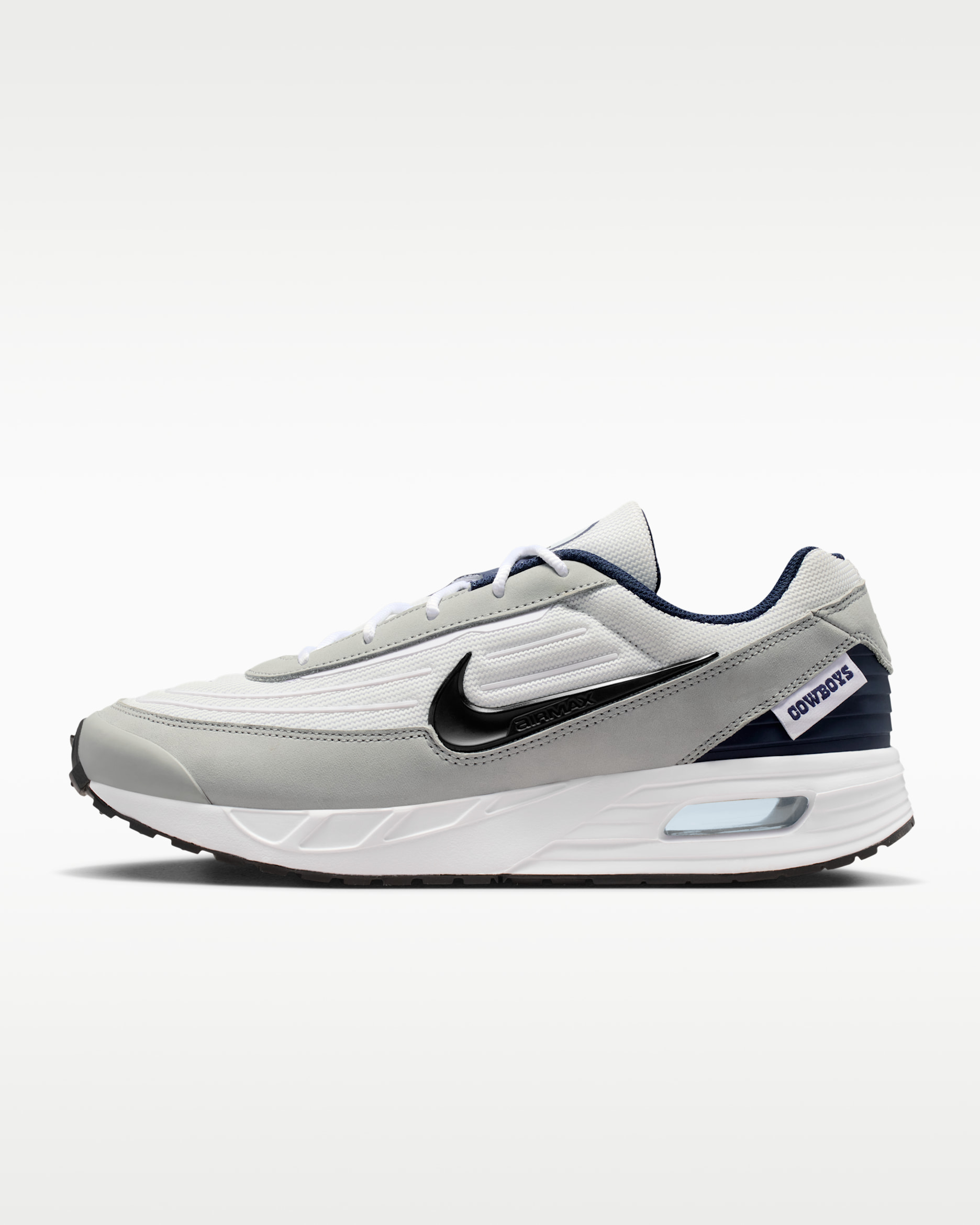 Tenis Nike de la NFL para hombre Dallas Cowboys Air Max Verse - Blanco/Azul marino universitario/Negro