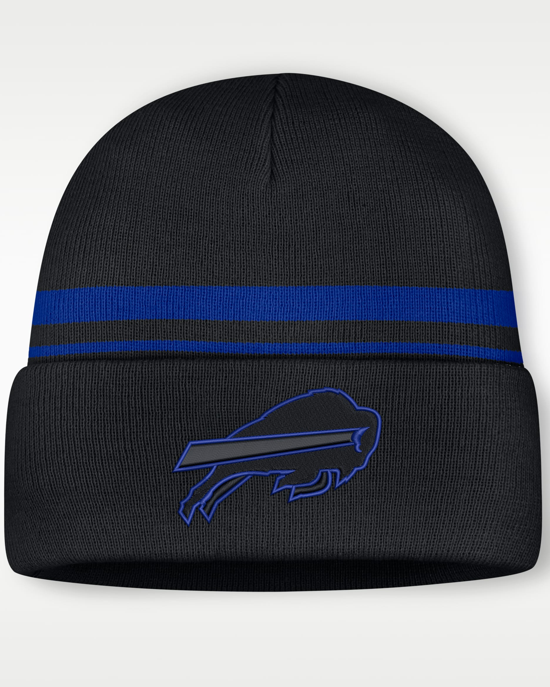 Gorro con dobladillo de la NFL Nike para hombre Buffalo Bills Primetime Utility - Negro