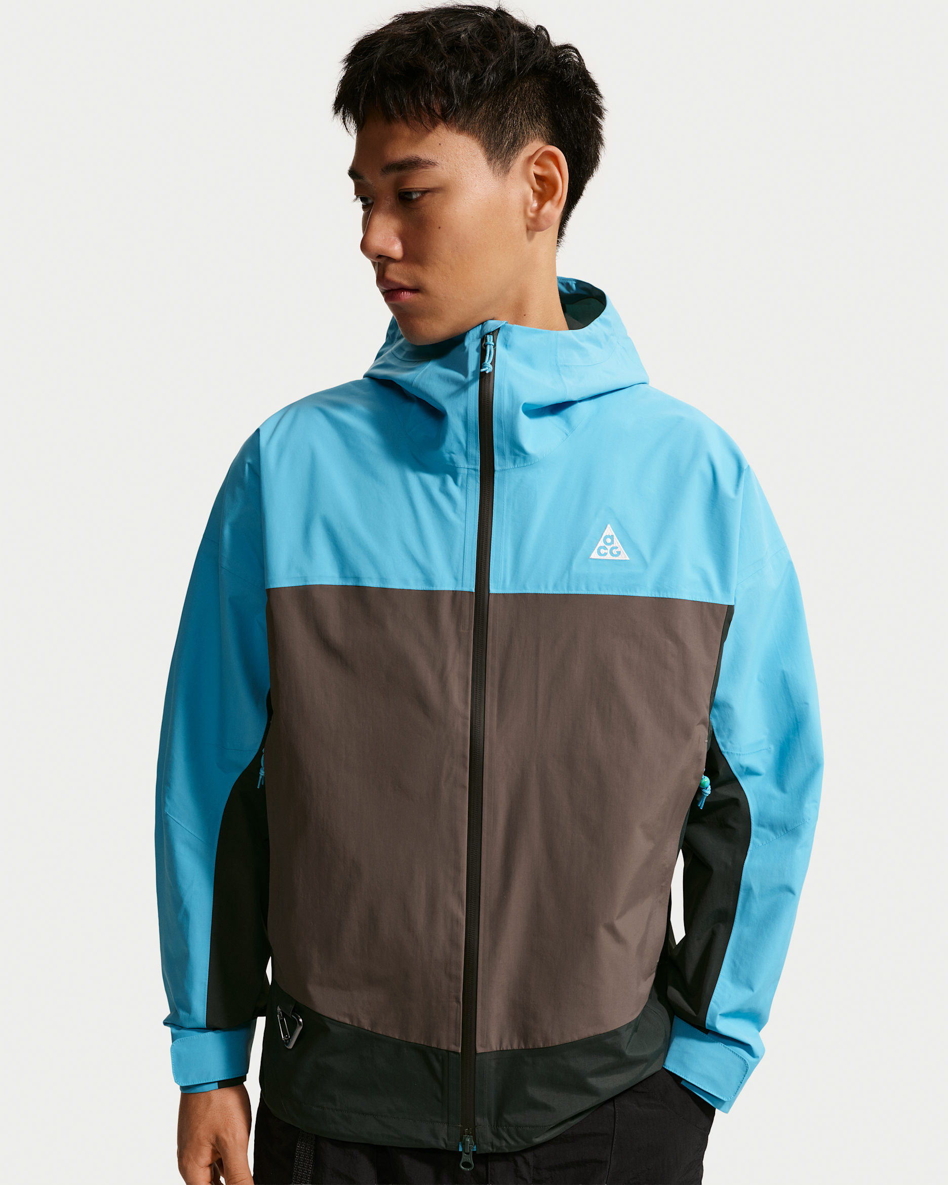 Nike ACG 'Morpho' Men's Storm-FIT ADV Rain Jacket - Baltic Blue/Black Spruce/Ironstone/Summit White