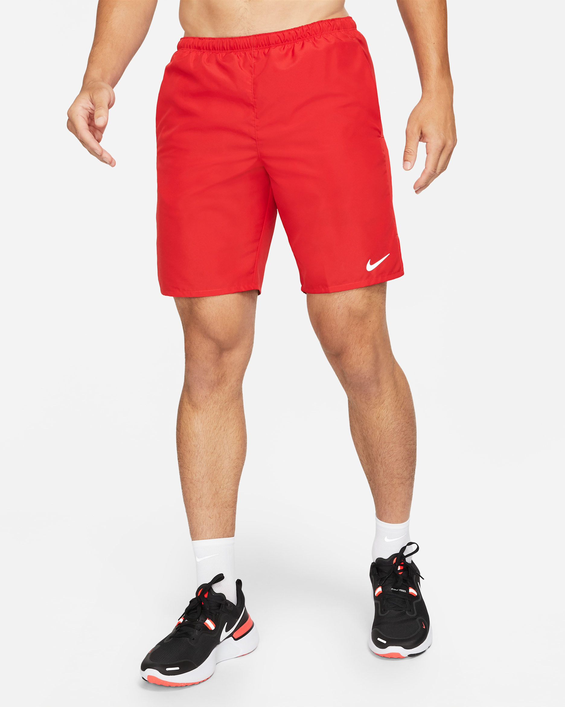 Shorts de running forrados para hombre Nike Challenger - Rojo universitario