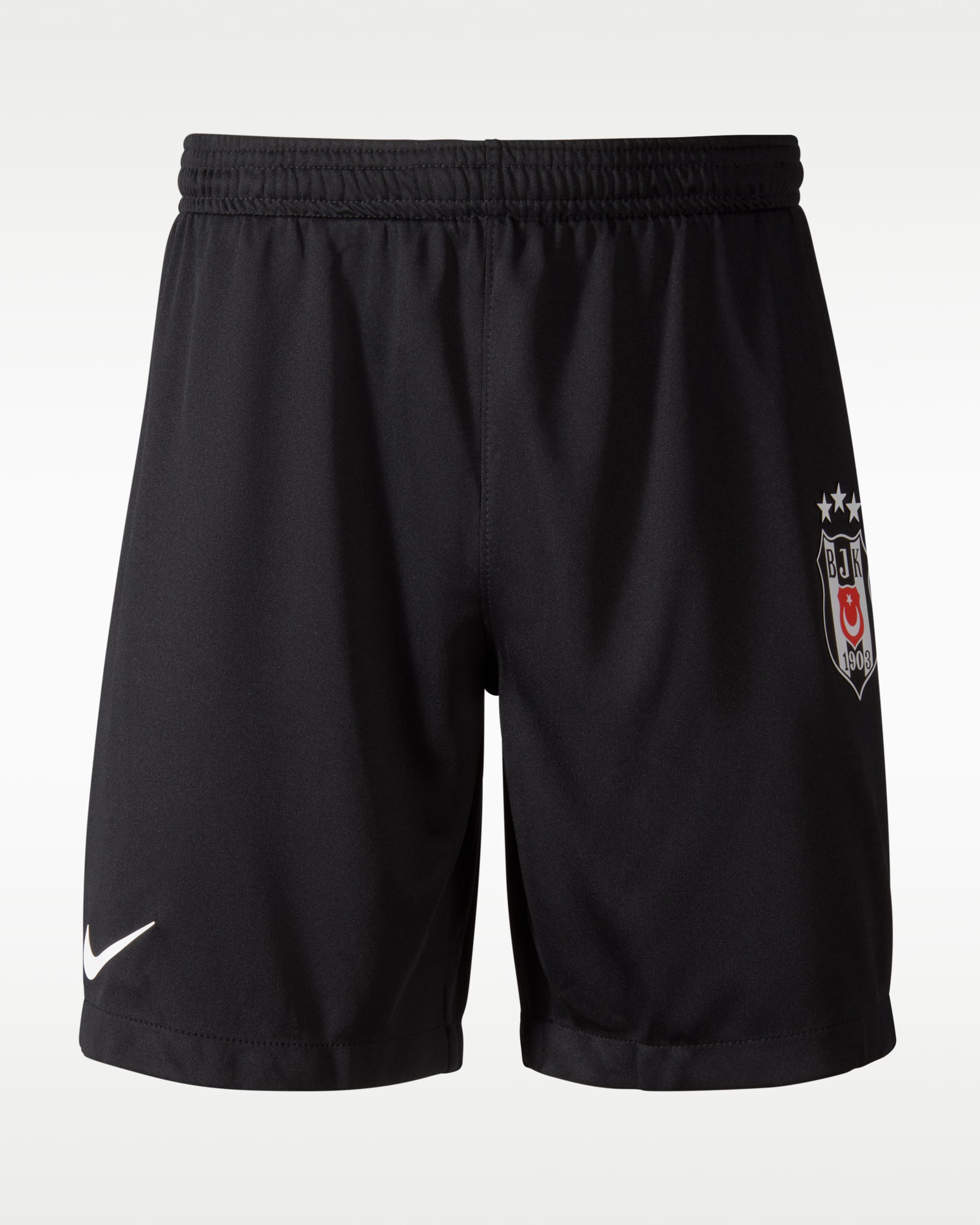 Beşiktaş J.K. Older Kids' Nike Football Knit Shorts - Black/White/White