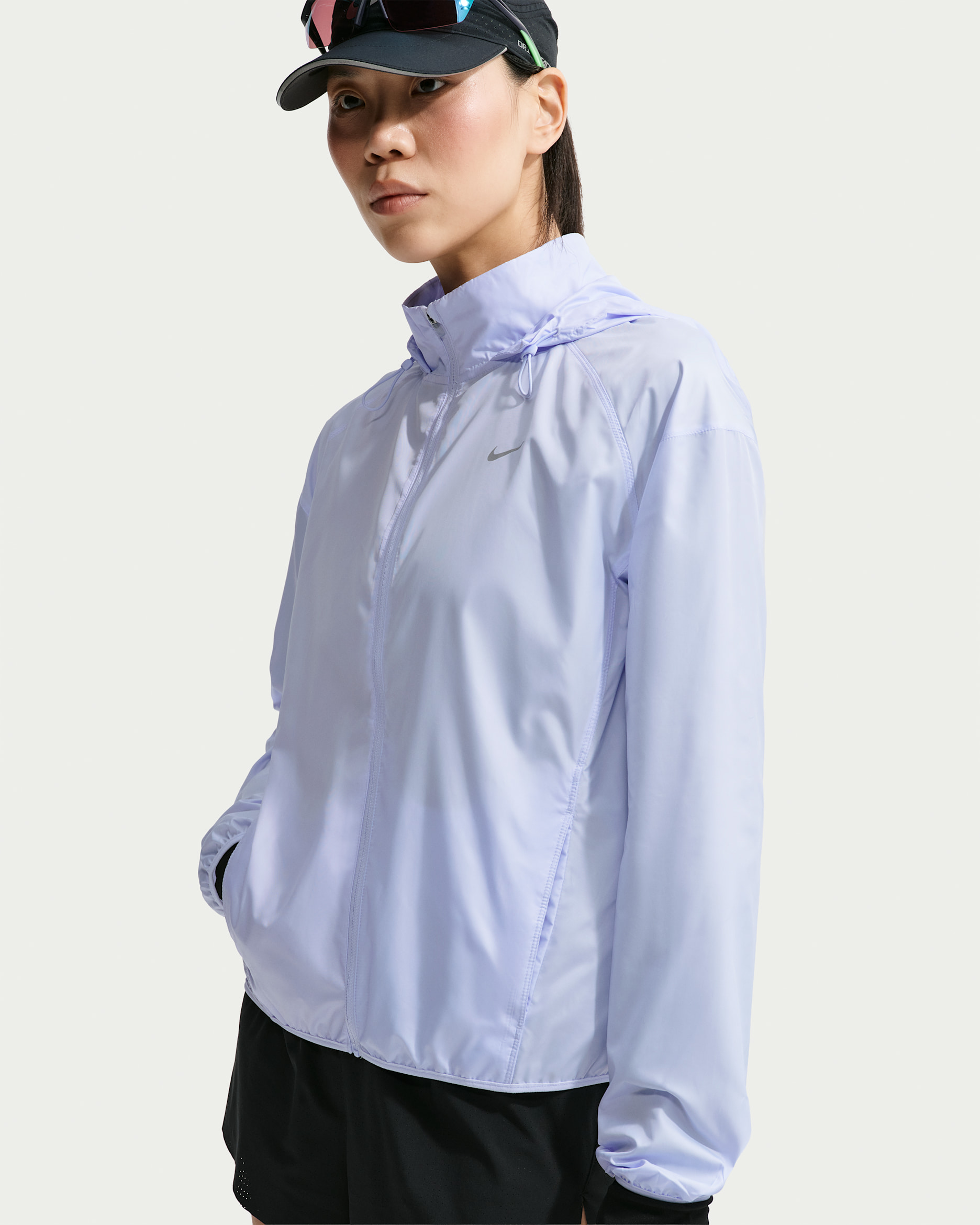 Veste de running déperlante Nike Tempo pour femme - Palest Purple