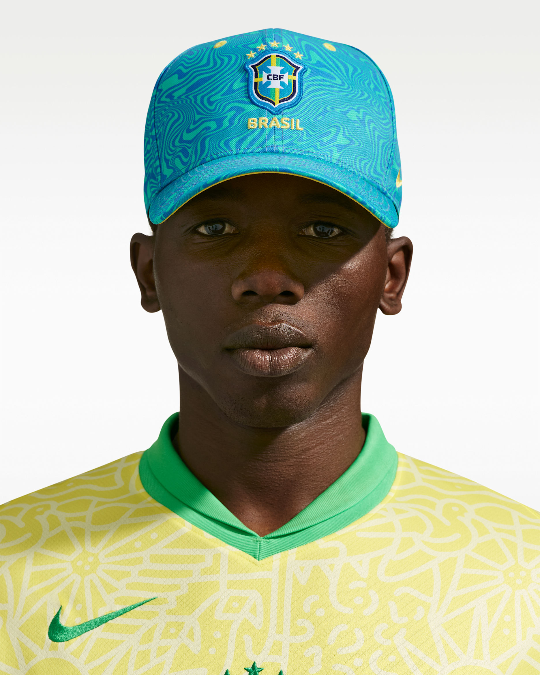Gorra de futbol Nike Brazil Rise - Multicolor
