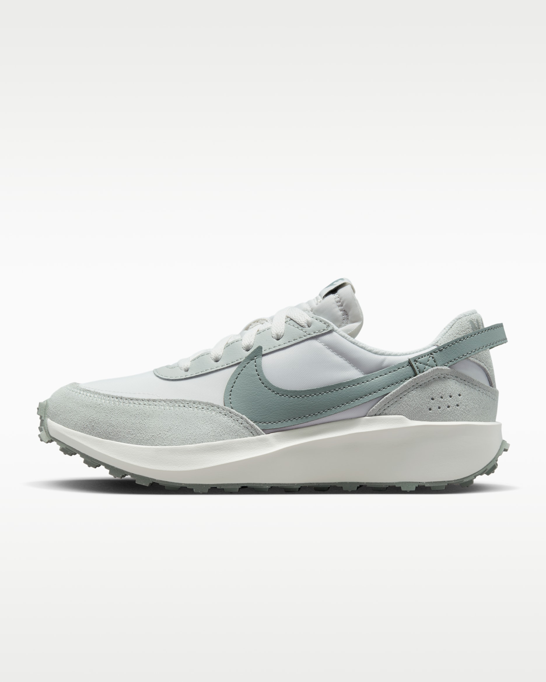 Nike Waffle Debut Women's Shoes - Summit White/Light Silver/Mica Green