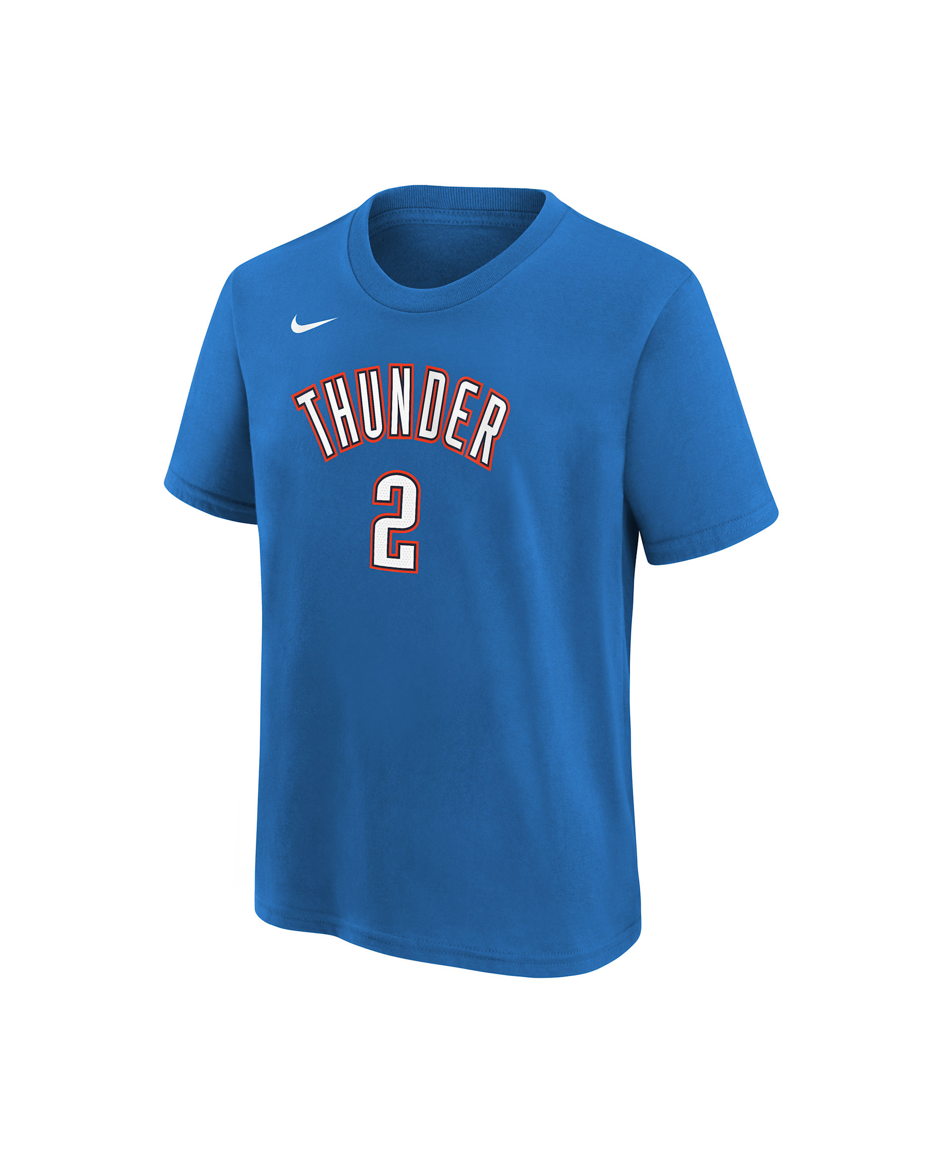 Shai Gilgeous-Alexander Oklahoma City Thunder Icon Edition Big Kids' Nike NBA T-Shirt - Blue