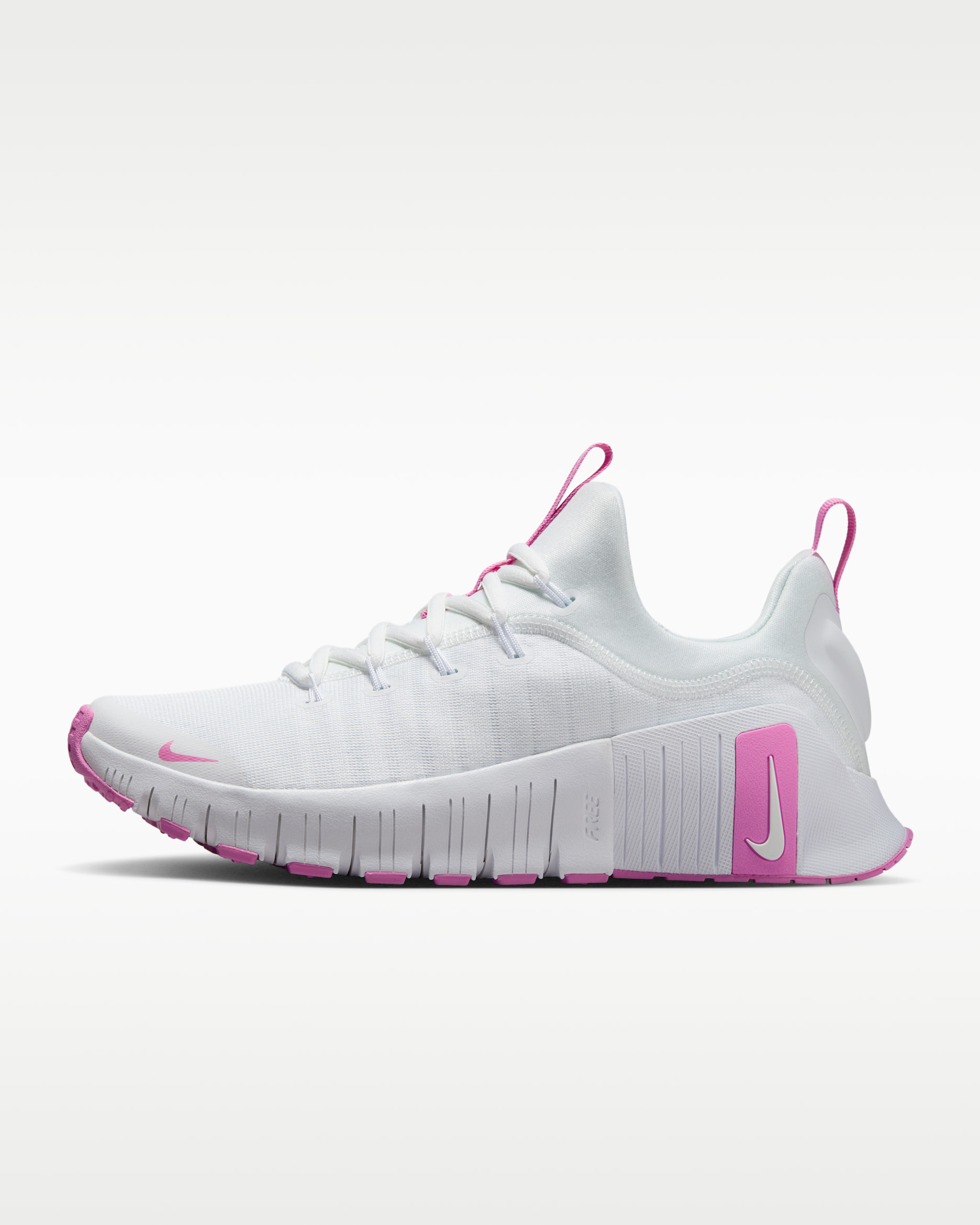 Nike Free Metcon 6 Women's Workout Shoes - White/Playful Pink
