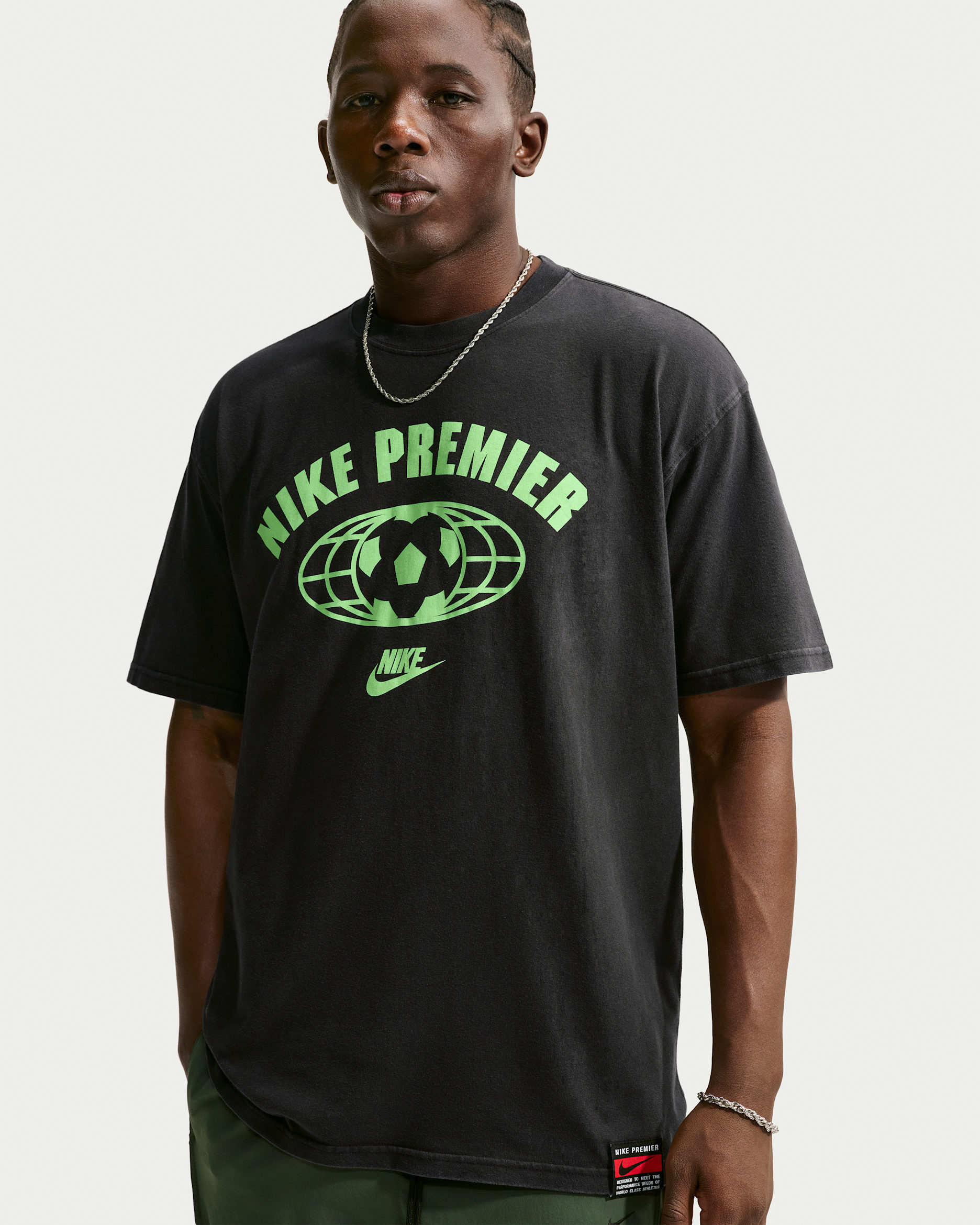 Nike Premier Men's Football T-Shirt - Black