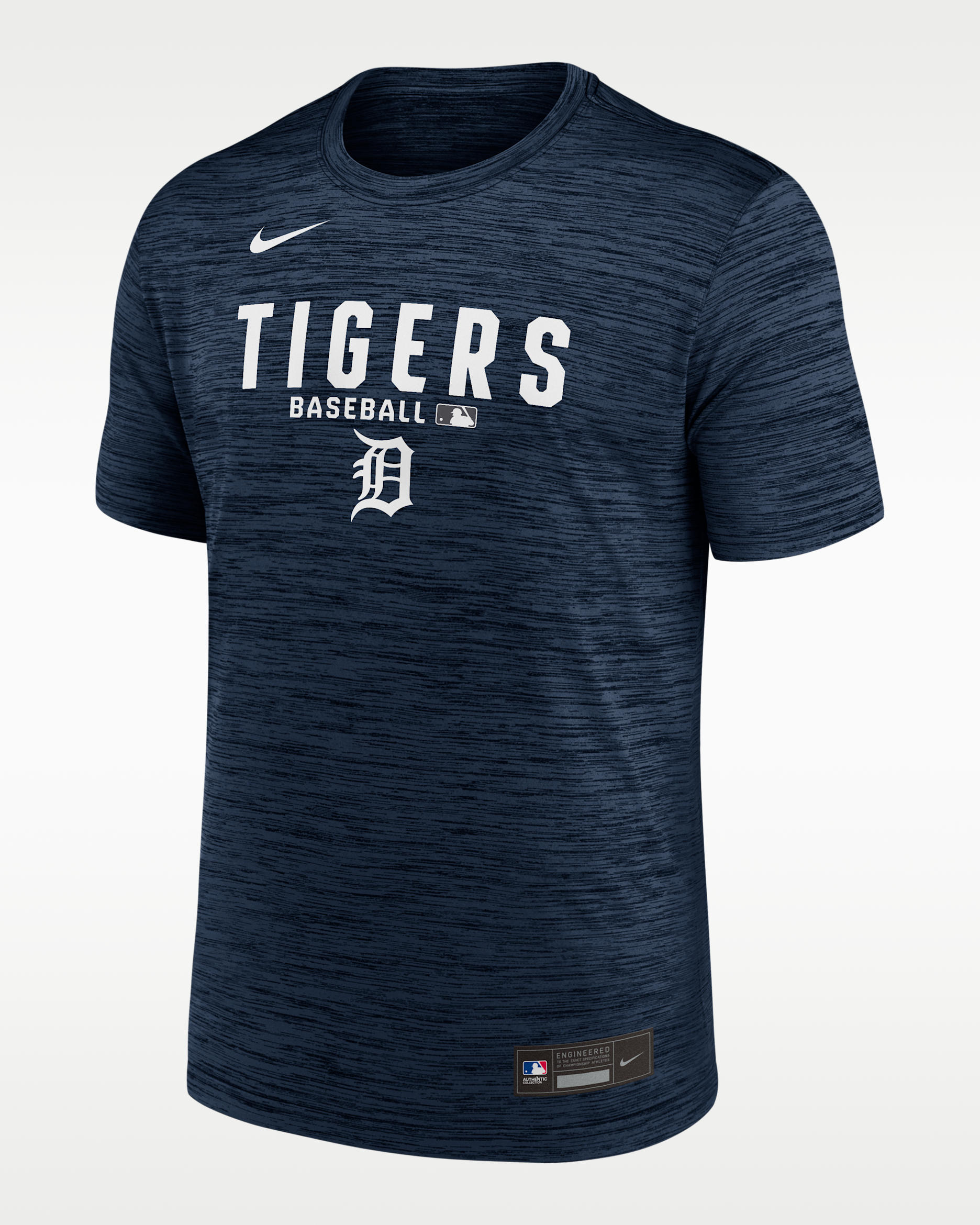 Detroit Tigers Authentic Collection Men's Nike Dri-FIT MLB T-Shirt - Navy