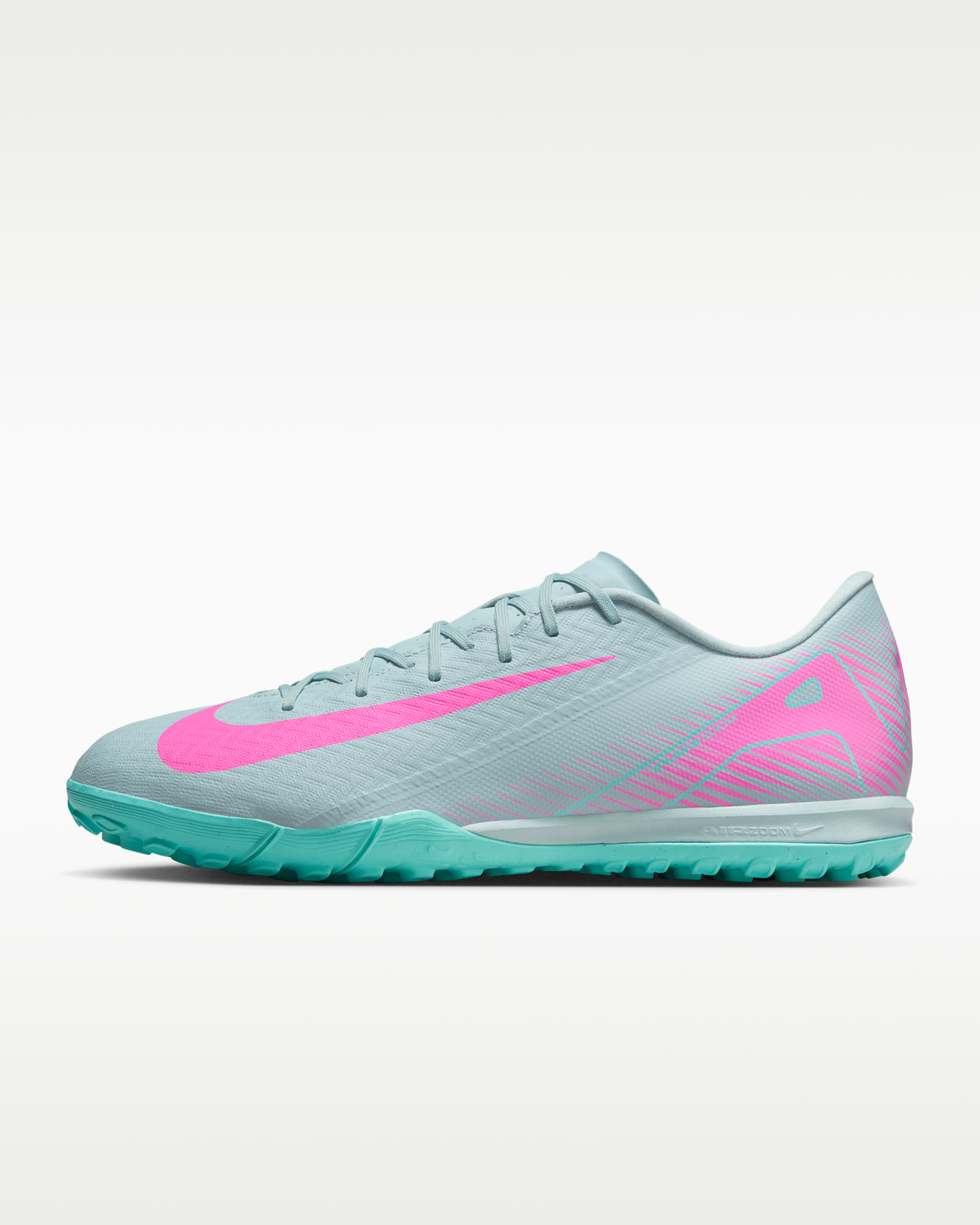 Nike Mercurial Vapor 16 Academy Turf Low-Top Football Shoes - Ocean Cube/Pink Blast