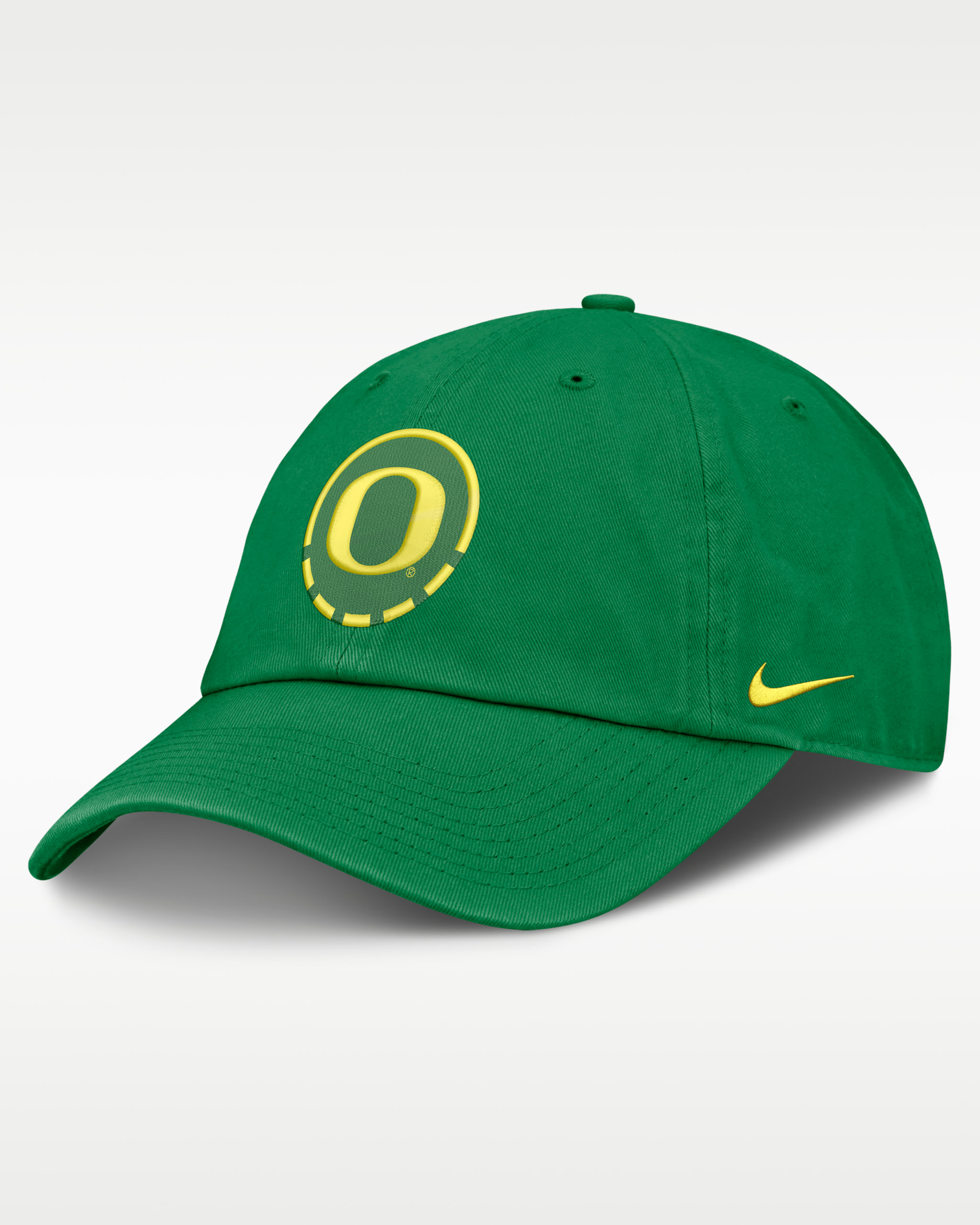 Oregon Natural Club Men's Nike College Adjustable Hat - Green