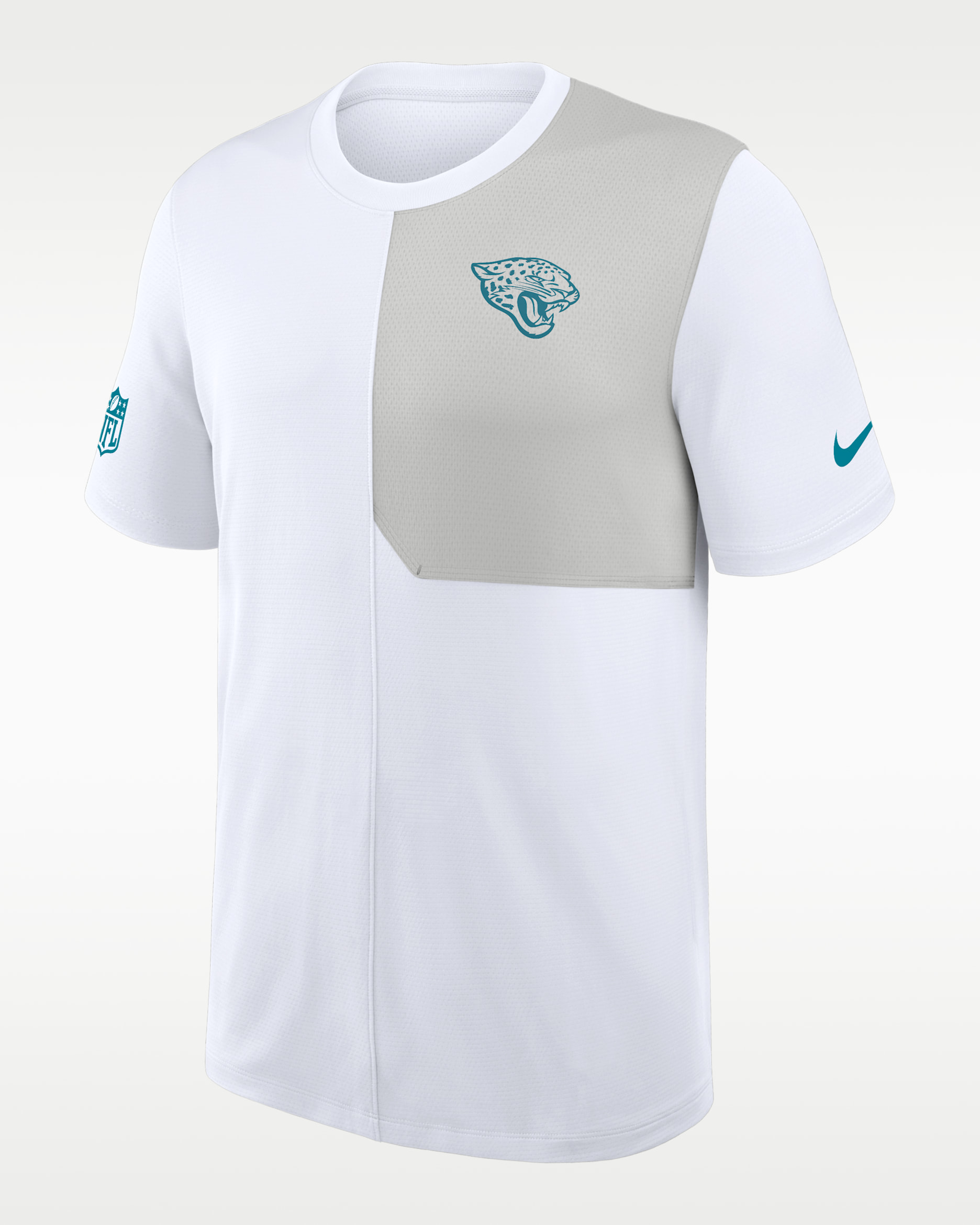 Playera Nike Dri-FIT de la NFL para hombre Jacksonville Jaguars Sideline Coach - Blanco