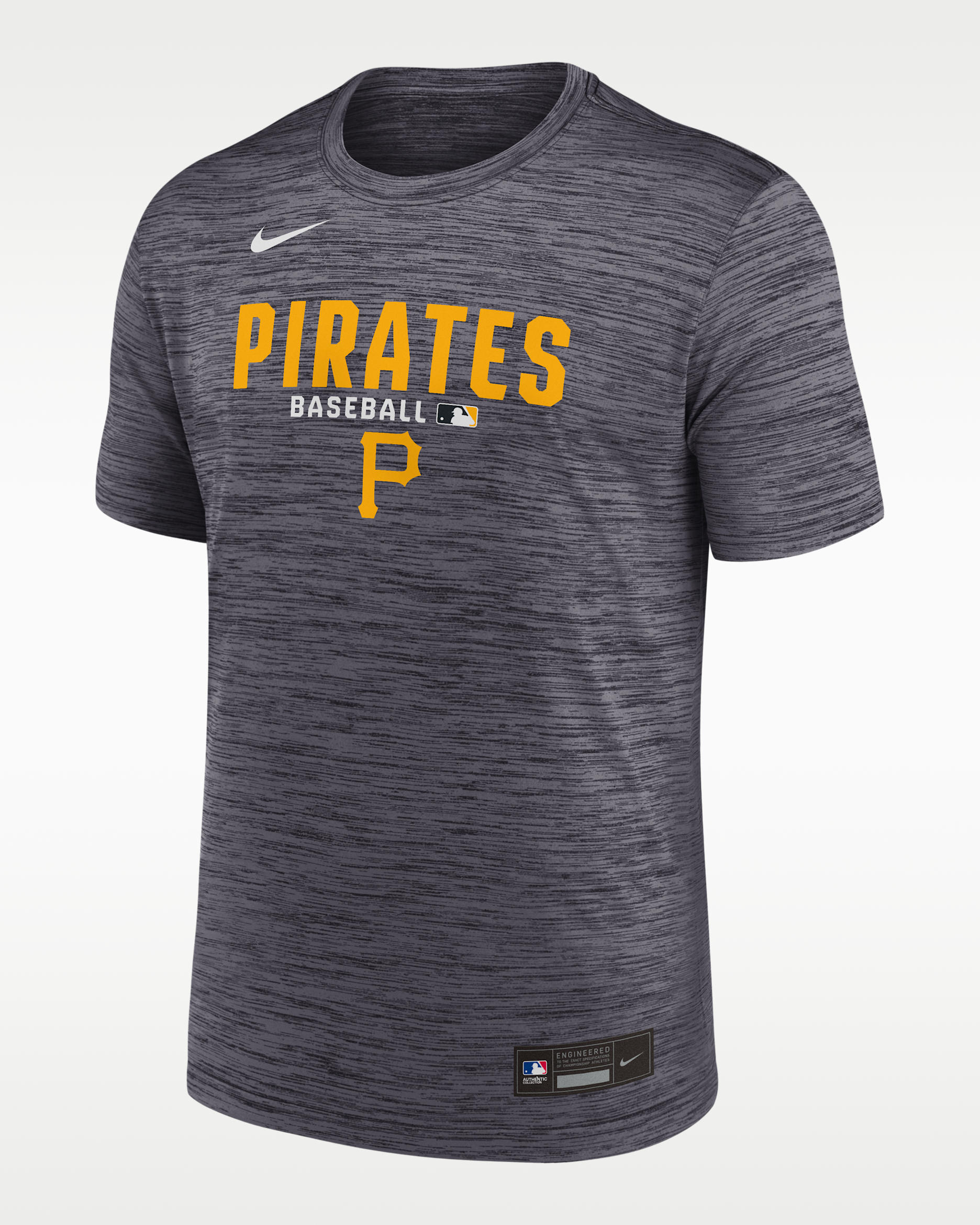 Pittsburgh Pirates Authentic Collection Men's Nike Dri-FIT MLB T-Shirt - Black