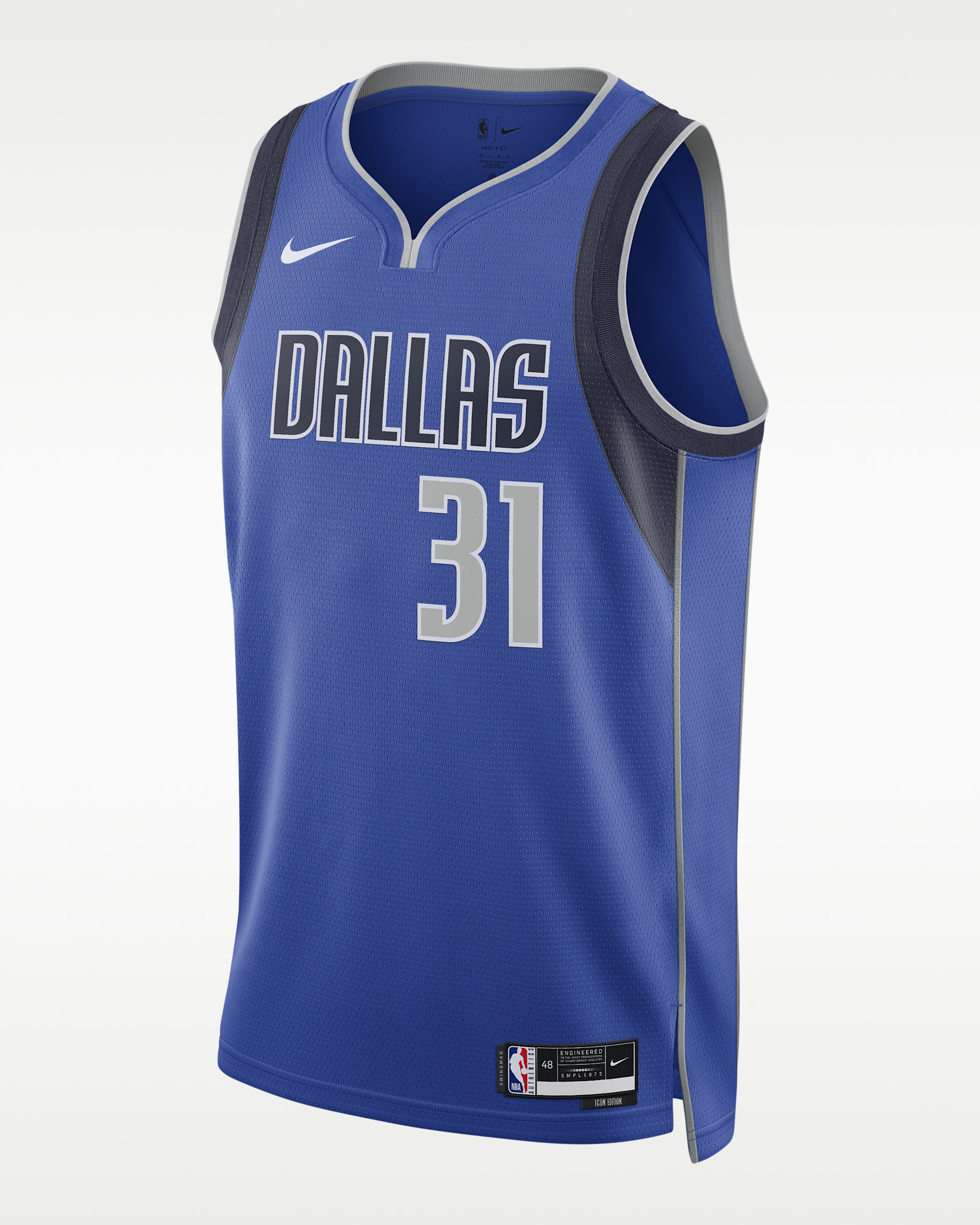 Jersey Nike Dri-FIT de la NBA Swingman para hombre Dallas Mavericks Icon Edition - Royal juego