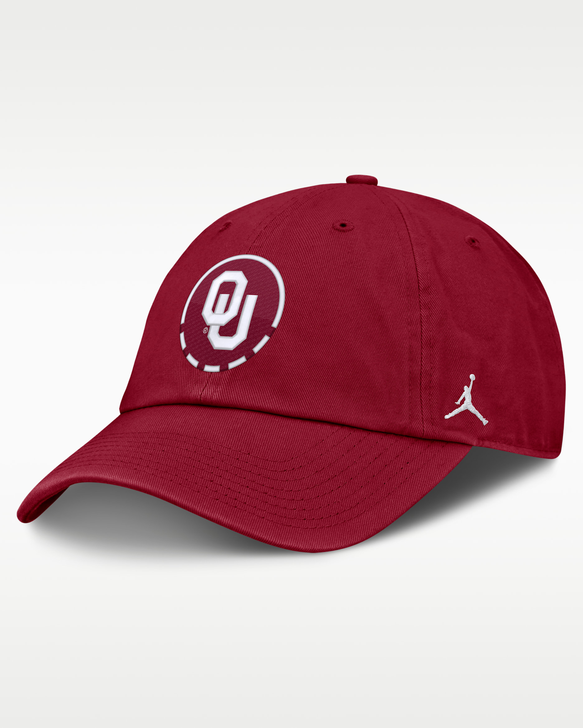Oklahoma Natural Club Men's Jordan Brand College Adjustable Hat - Team Crimson