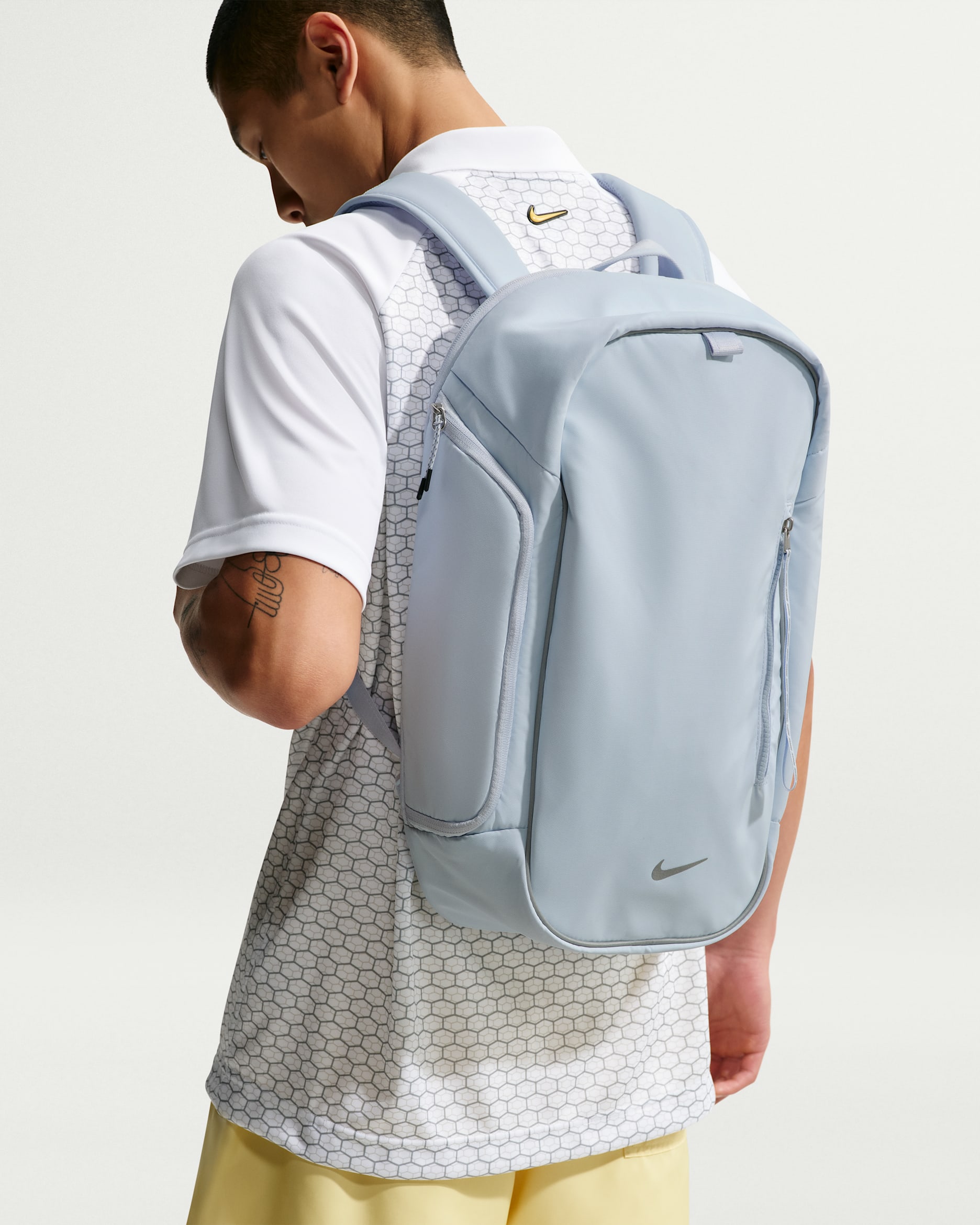 Mochila Nike Commute (25 l) - Gris fútbol/Gris fútbol/Reflejo plata
