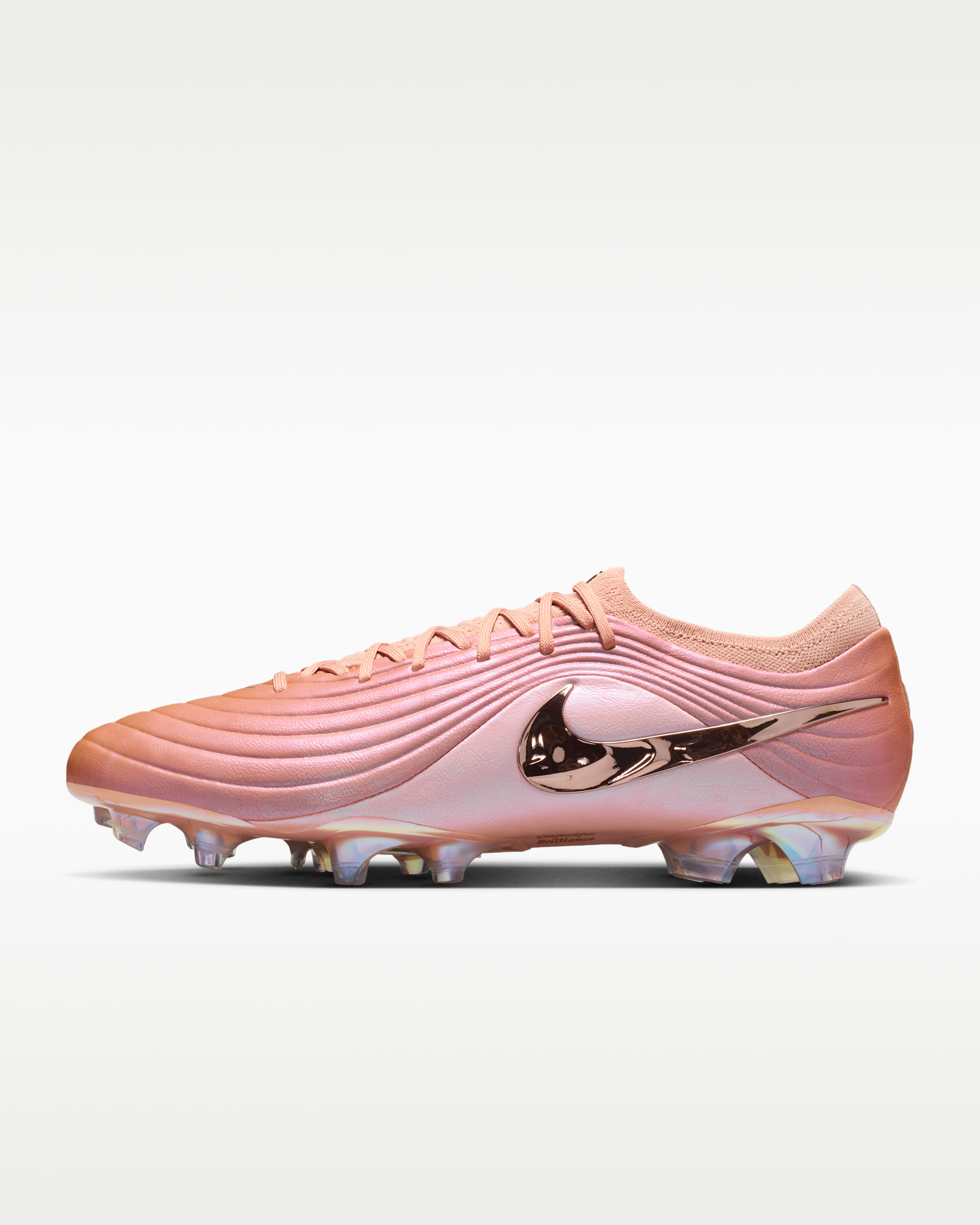 Nike Tiempo Maestro Elite LE Firm-Ground Low-Top Soccer Cleats - Metallic Red Bronze/Metallic Rose Gold