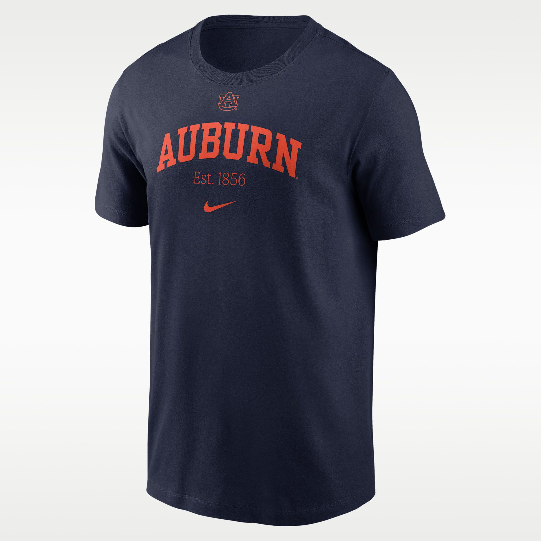 Auburn Academic Arch Men's Nike College T-Shirt - College Navy