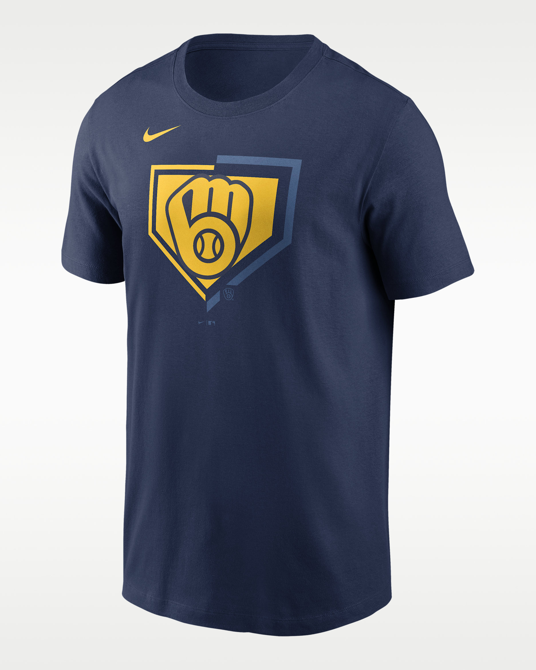 Milwaukee Brewers Icon Men's Nike MLB T-Shirt - Navy